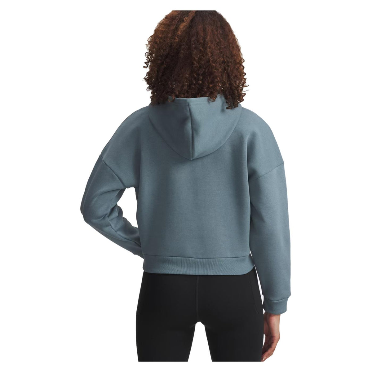 UNDER ARMOUR RIVAL FLC PIPED HZ HOODIE - Grigio scuro - vista 4