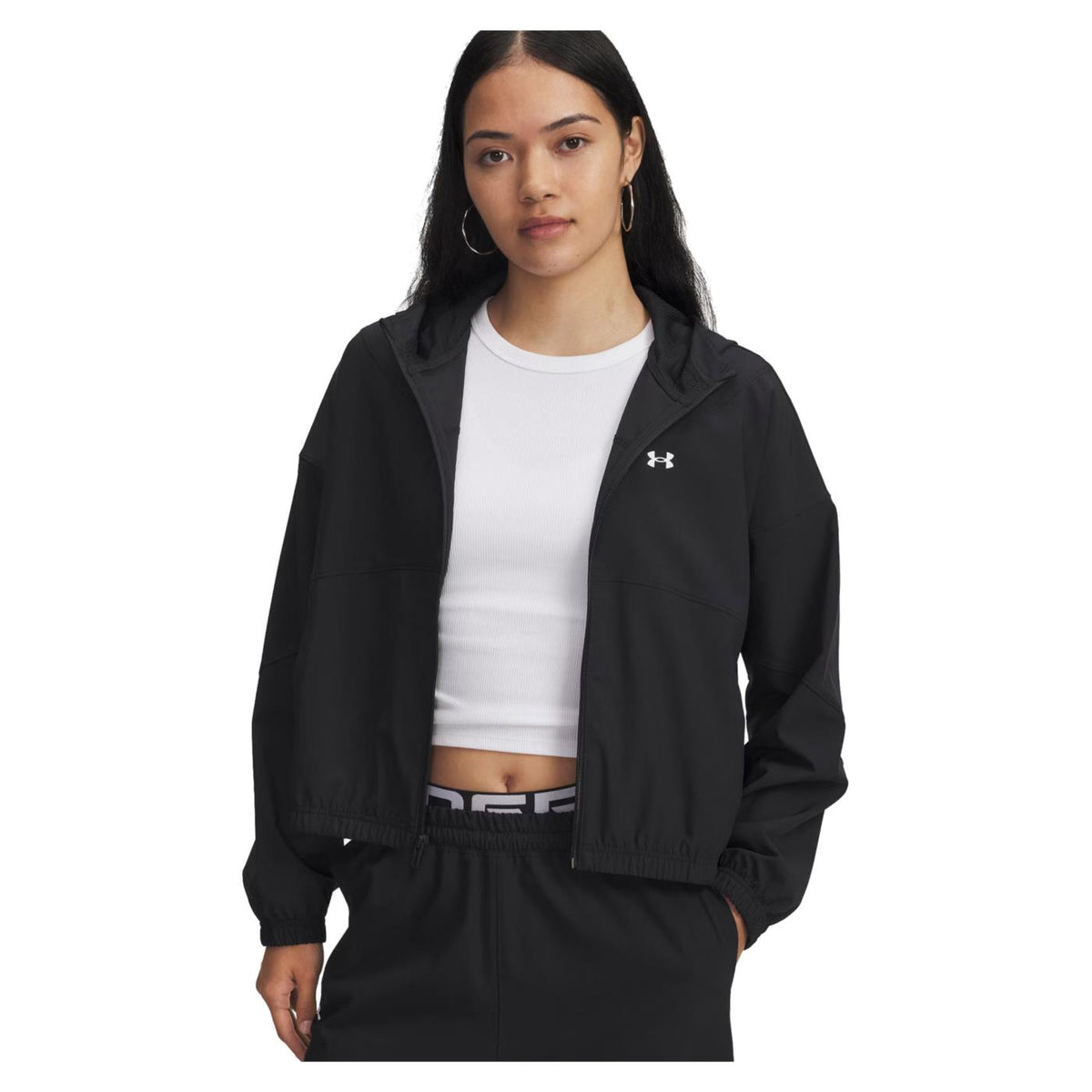 UNDER ARMOUR RIVAL WOVEN HOOD JACKET - immagine principale