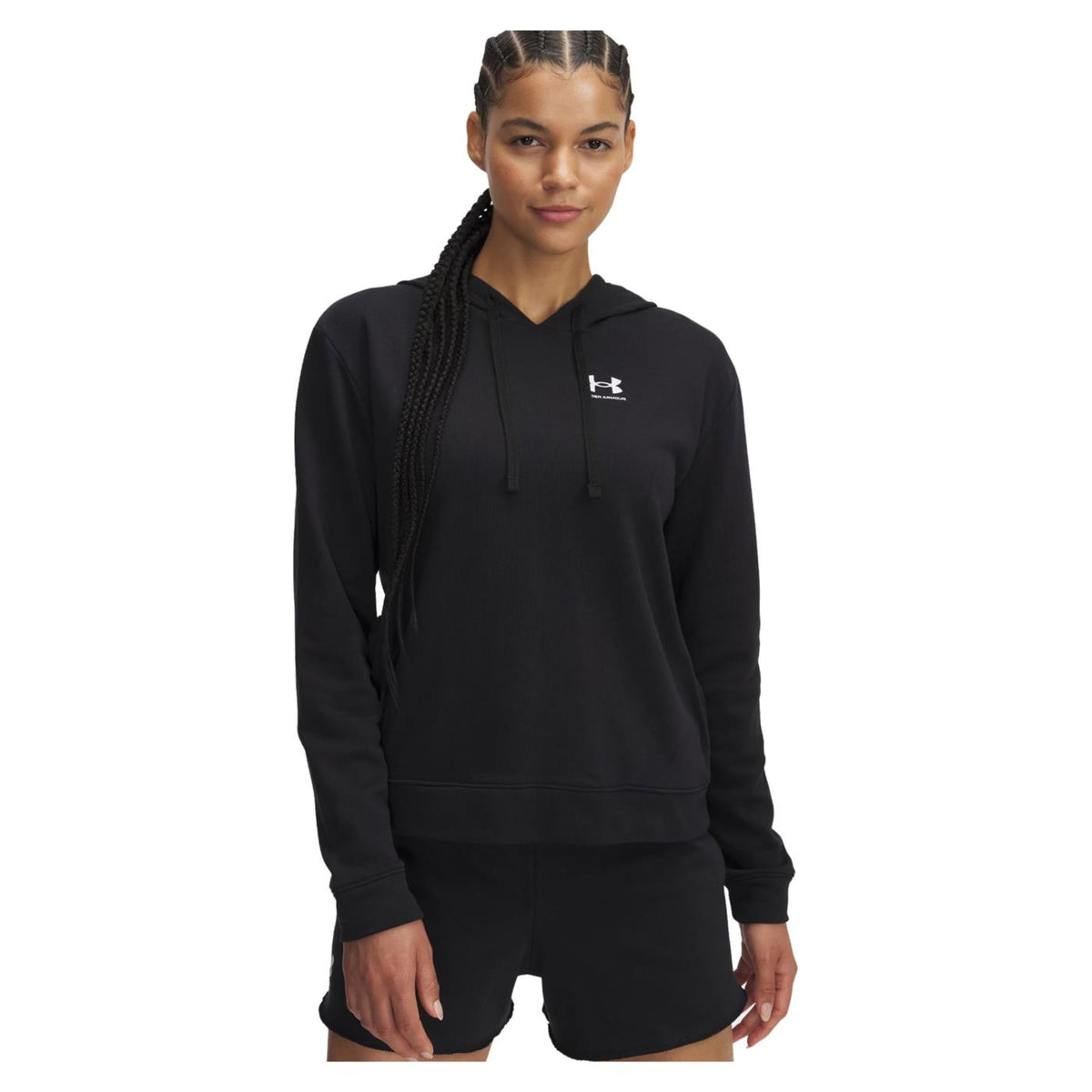 UNDER ARMOR WOMAN RIVAL TERRY HOODIE