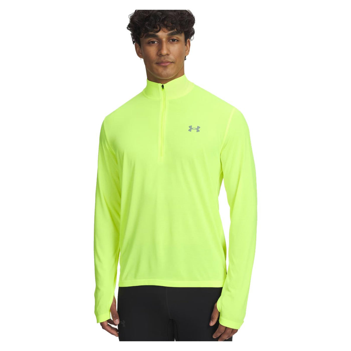 UNDER ARMOUR LAUNCH HALF ZIP RUN TEE