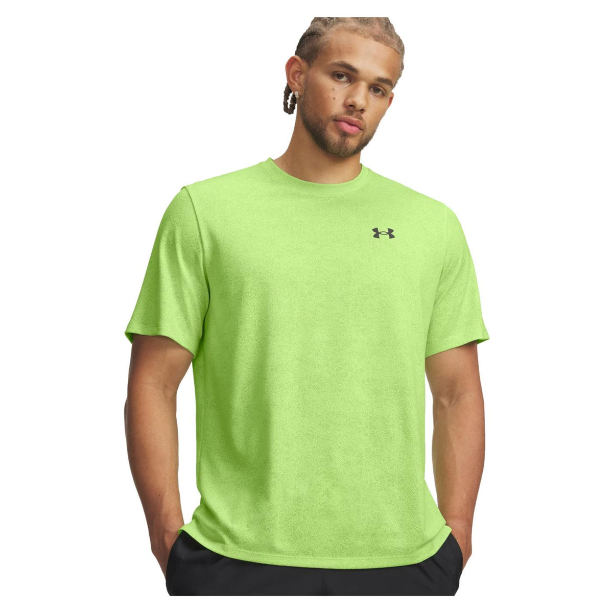 UNDER ARMOUR TECH TEE PIXELATE - Lime - immagine principale