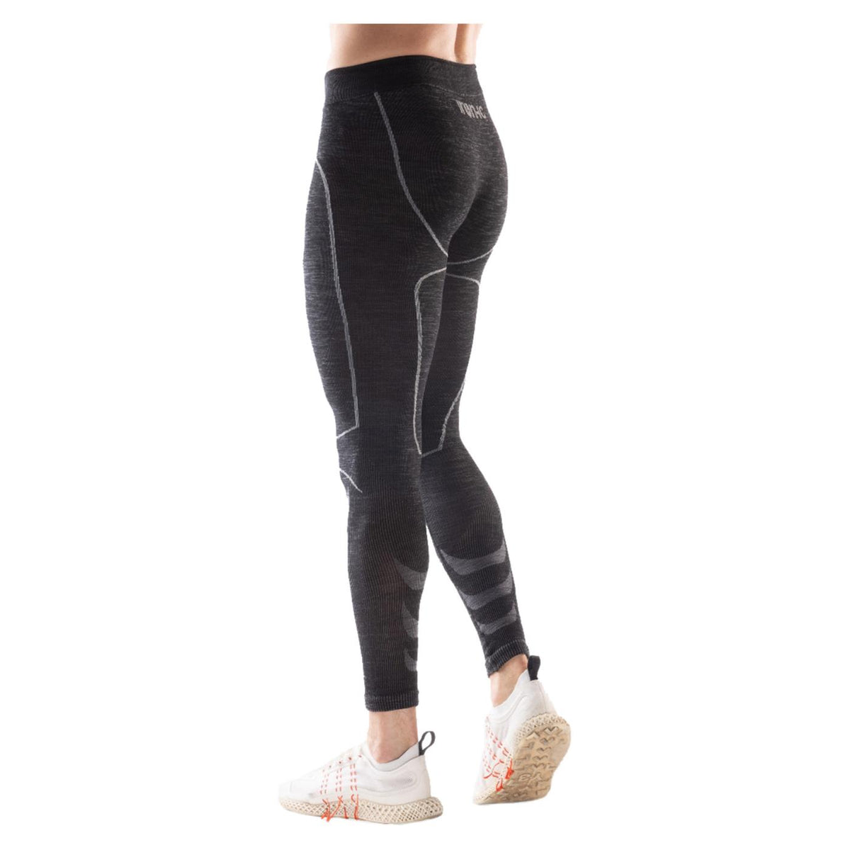 IRON-IC MERINO PANT ULTRA WARM - Nero - vista 3