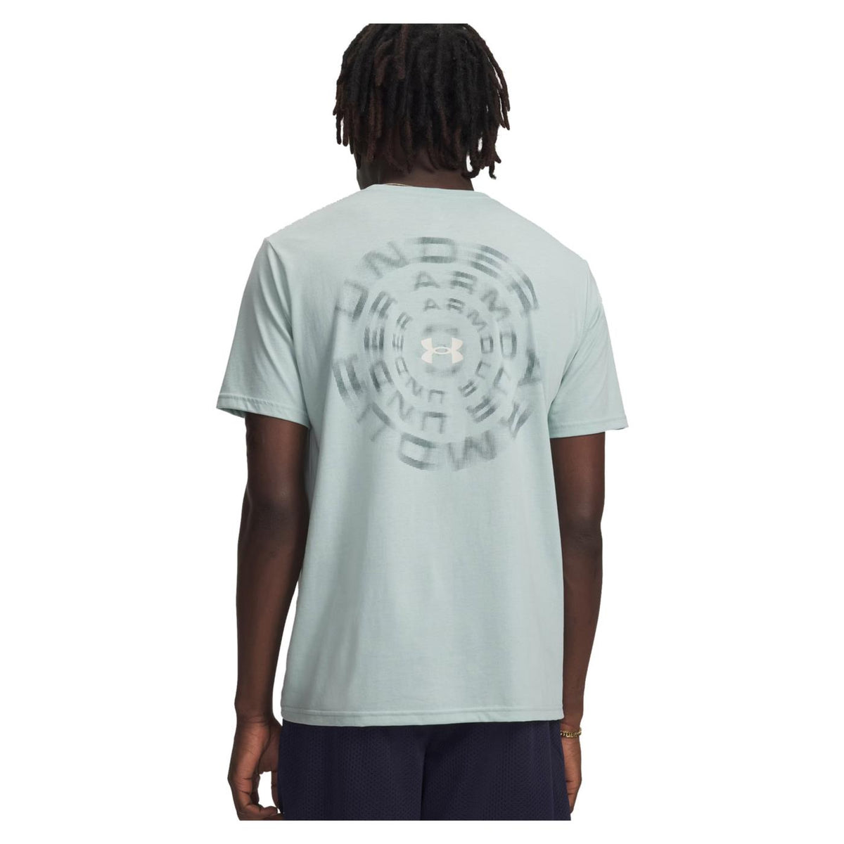 UNDER ARMOUR BLUR WM SS TEE - Azzurro - vista 2