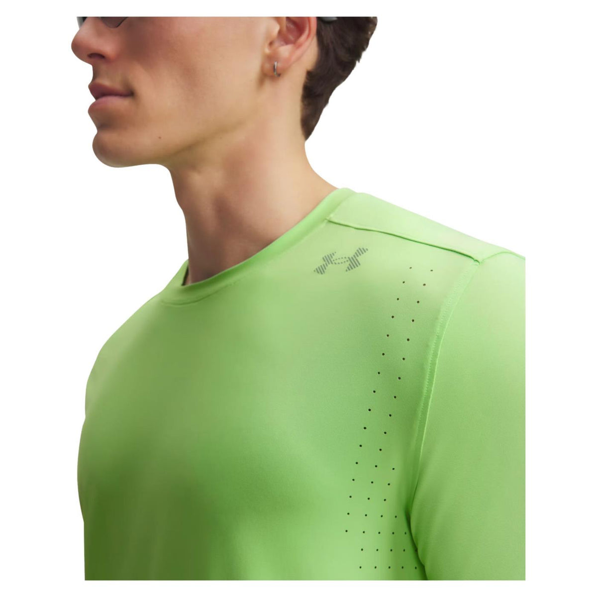UNDER ARMOUR VELOCITI PRO SS TEE - Lime - vista 3