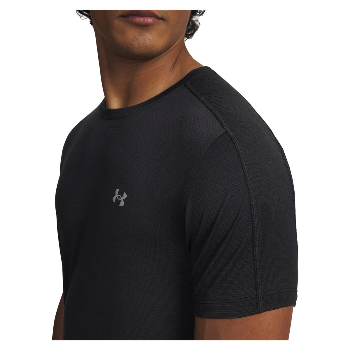 UNDER ARMOUR VELOCITI REFLCT SS TEE - Nero - vista 3