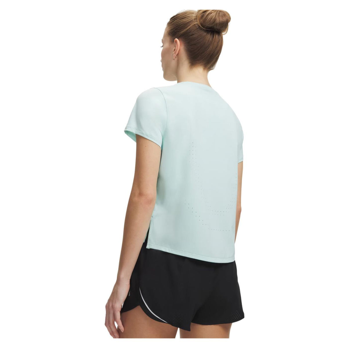 UNDER ARMOUR W VELOCITI PRO SS TEE - Azzurro - vista 2