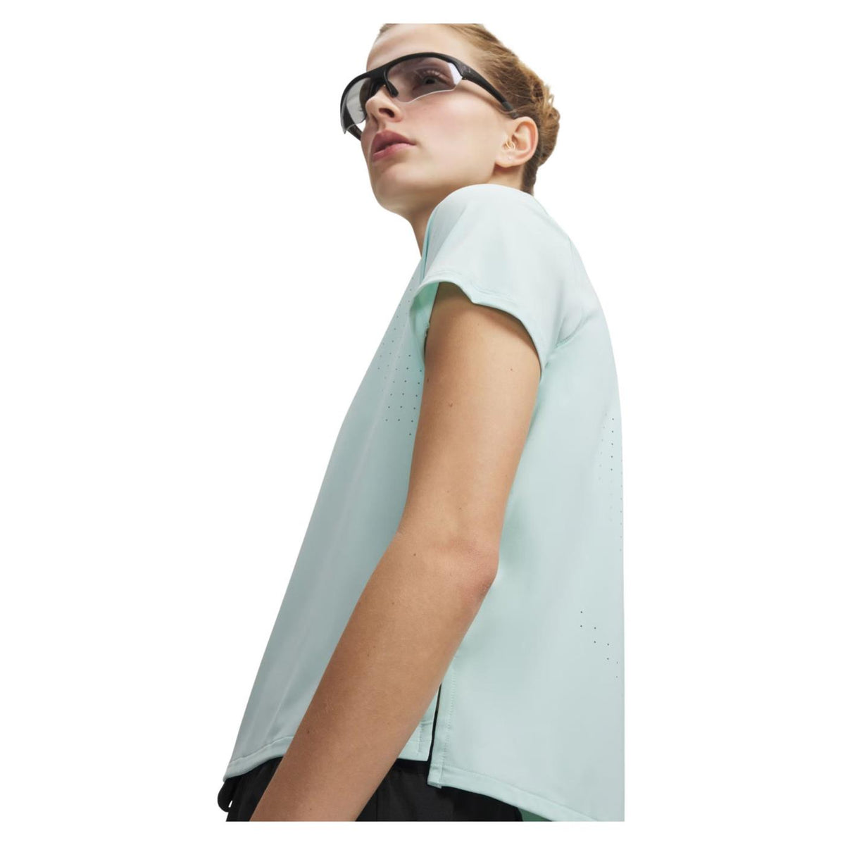 UNDER ARMOUR W VELOCITI PRO SS TEE - Azzurro - vista 3