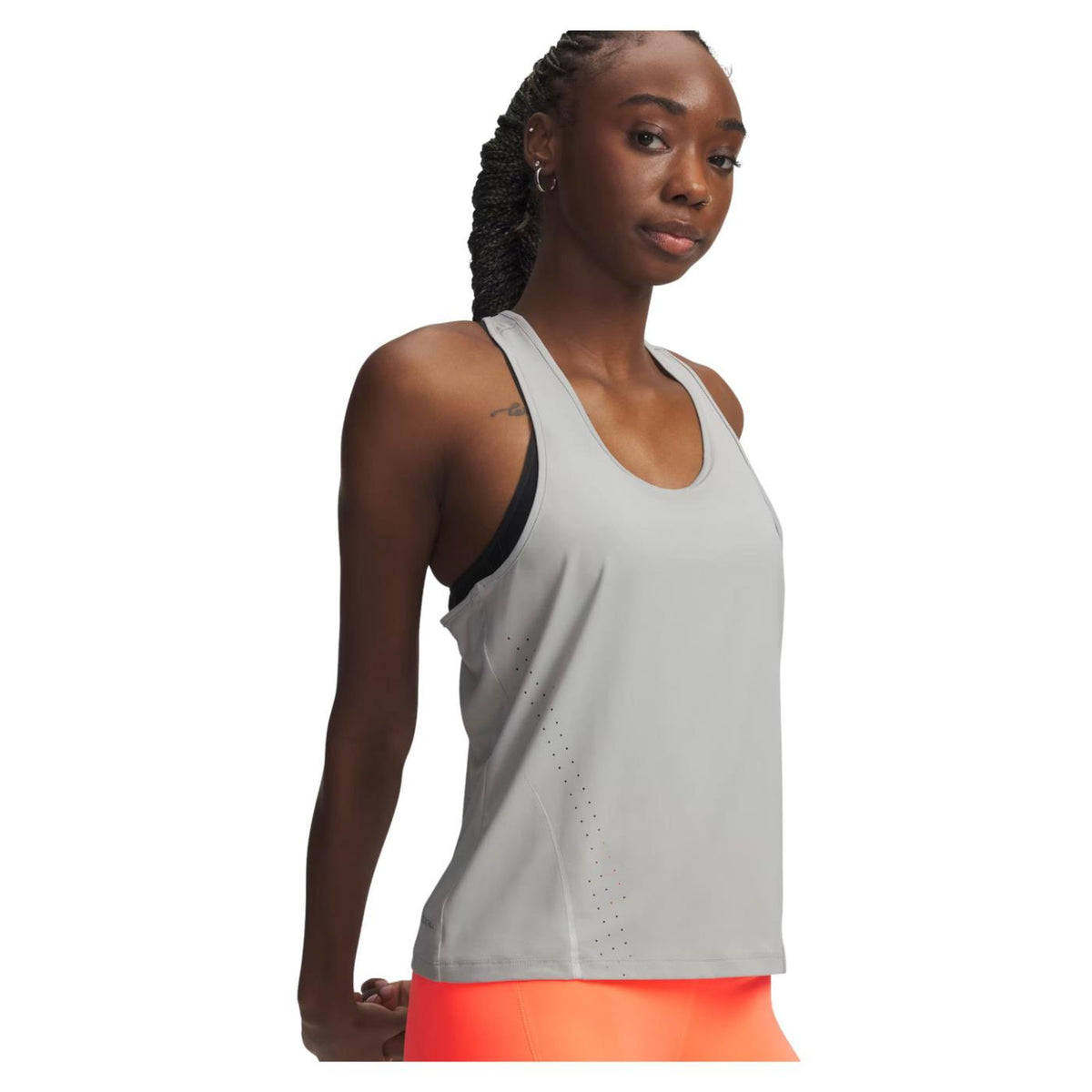 UNDER ARMOUR W VELOCITI PRO TANK - Grigio chiaro - immagine principale