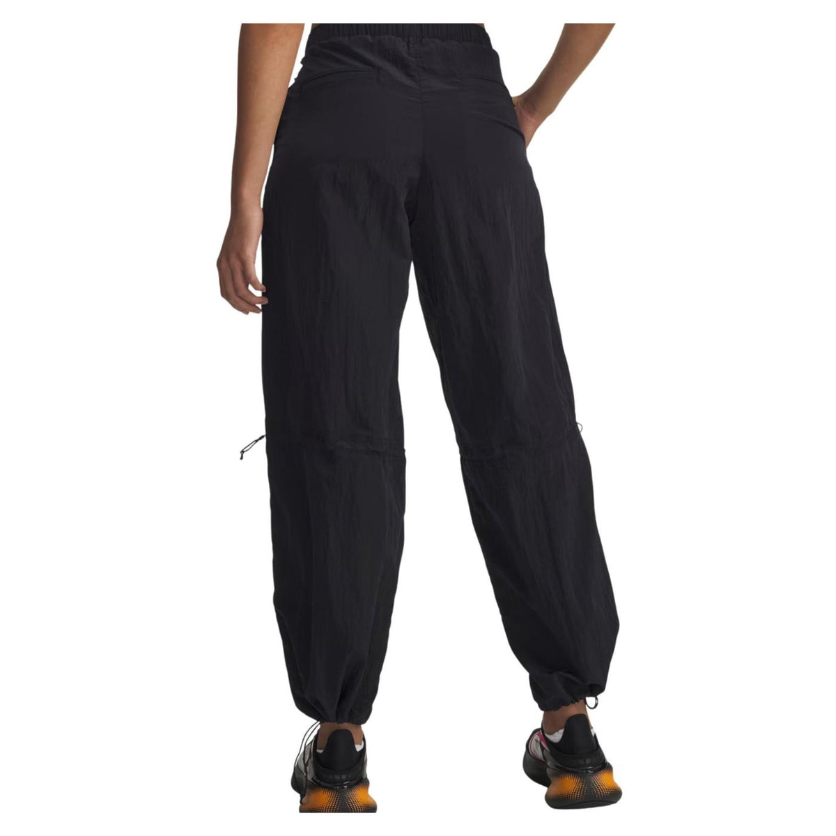 UNDER ARMOUR W RIVAL WOVEN BUNGEE PANT - Nero - vista 2
