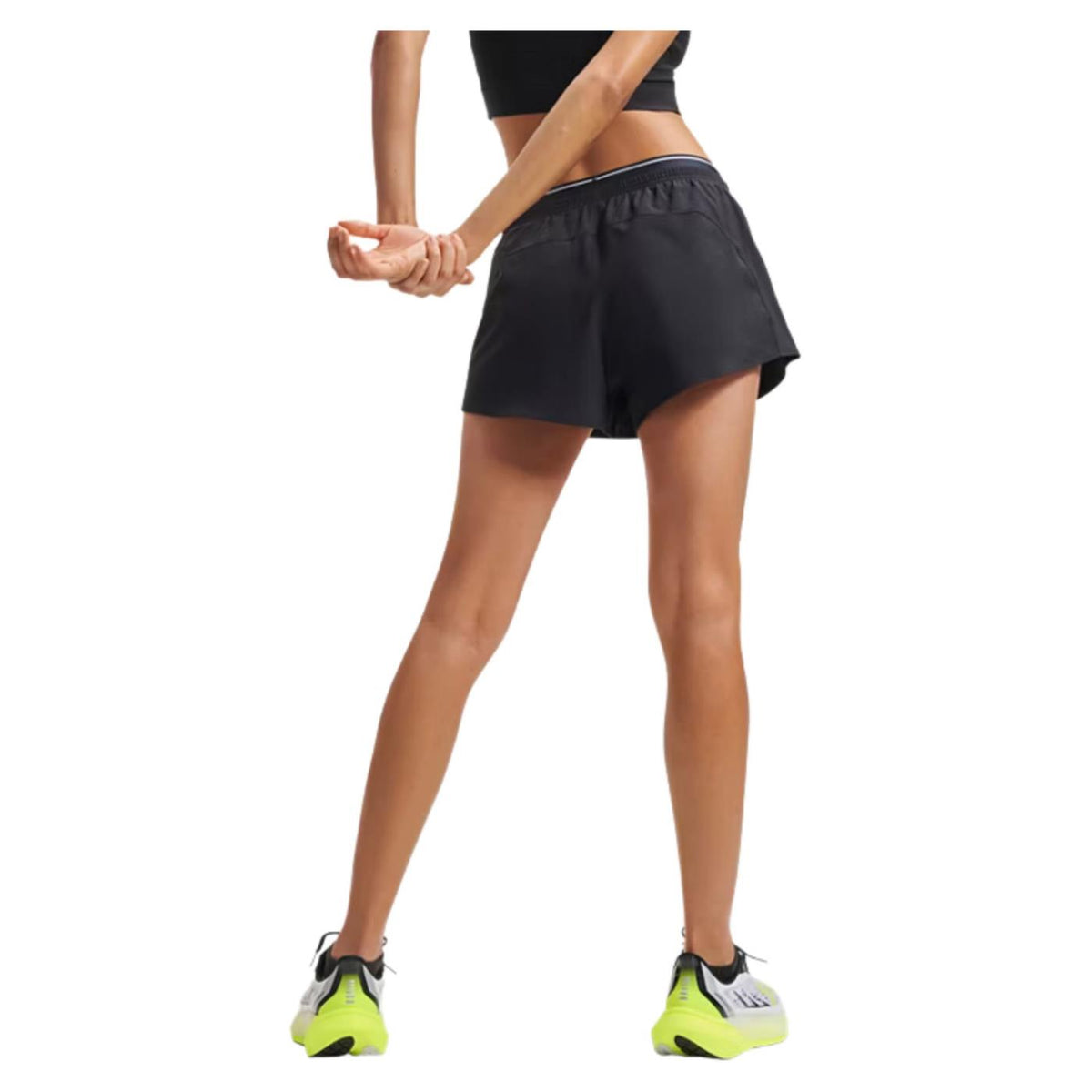 UNDER ARMOUR W VANISH WOVEN 3IN SHORTS - C1-nero - vista 2