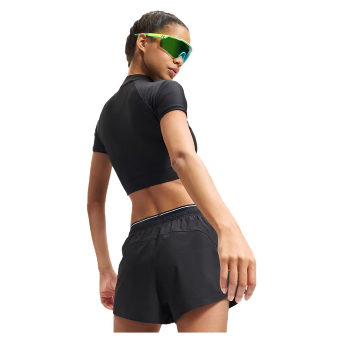 UNDER ARMOUR W HEATGEAR CROP MOCK TEE - seconda immagine