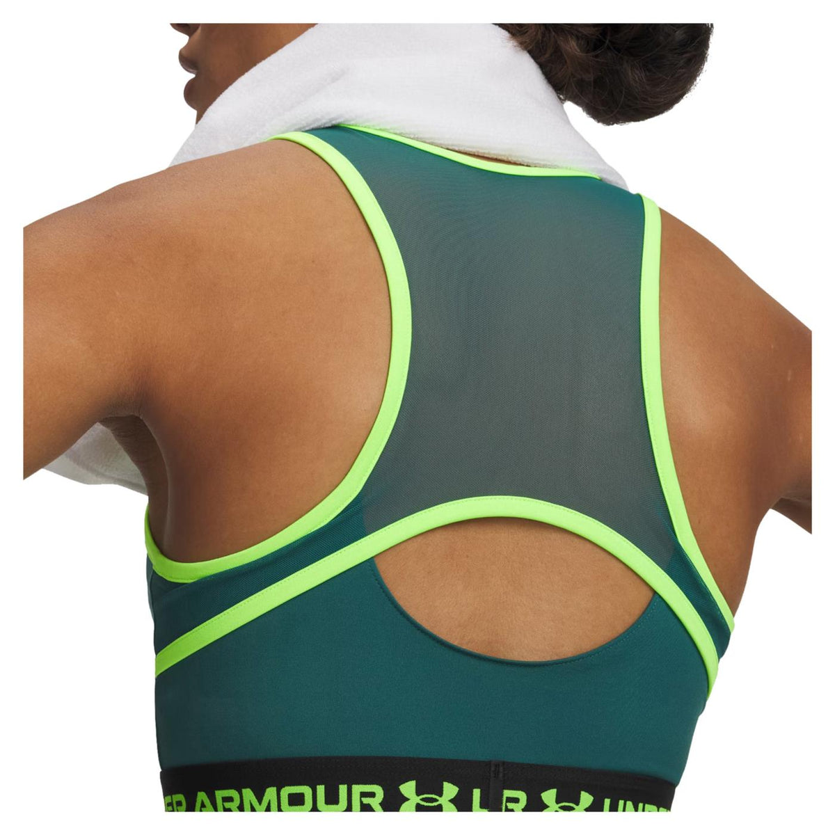 UNDER ARMOUR W HEATGEAR MESH TANK - C1-grigio-c - vista 3