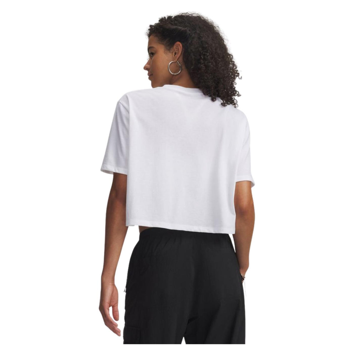 UNDER ARMOUR W WM CROP SS TEE - Bianco - vista 2