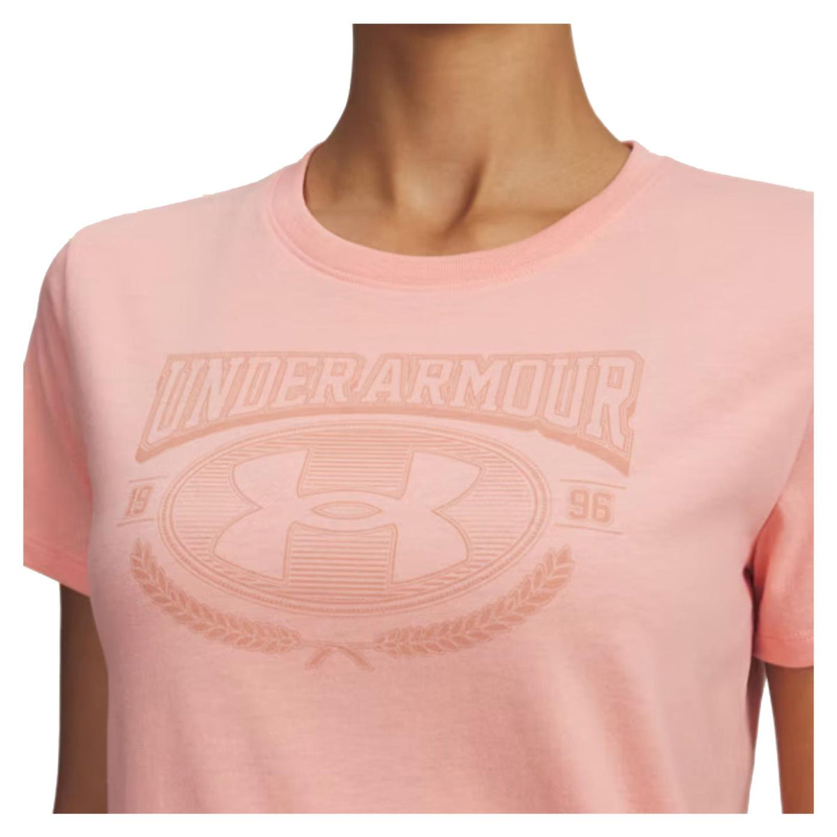 UNDER ARMOUR W VARSITY SS TEE - Rosa - vista 3