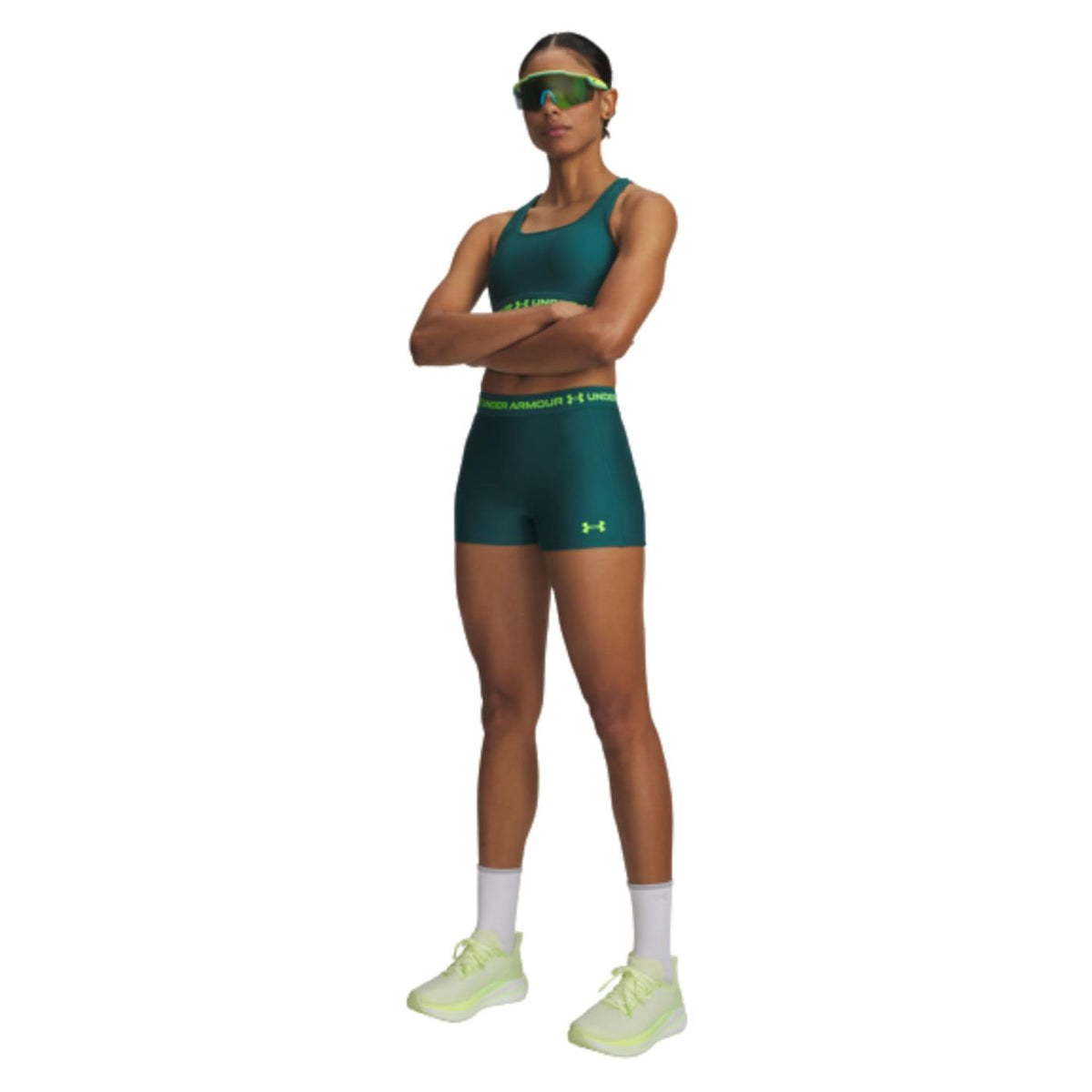 UNDER ARMOUR W HG SHORTY - Verde - vista 3