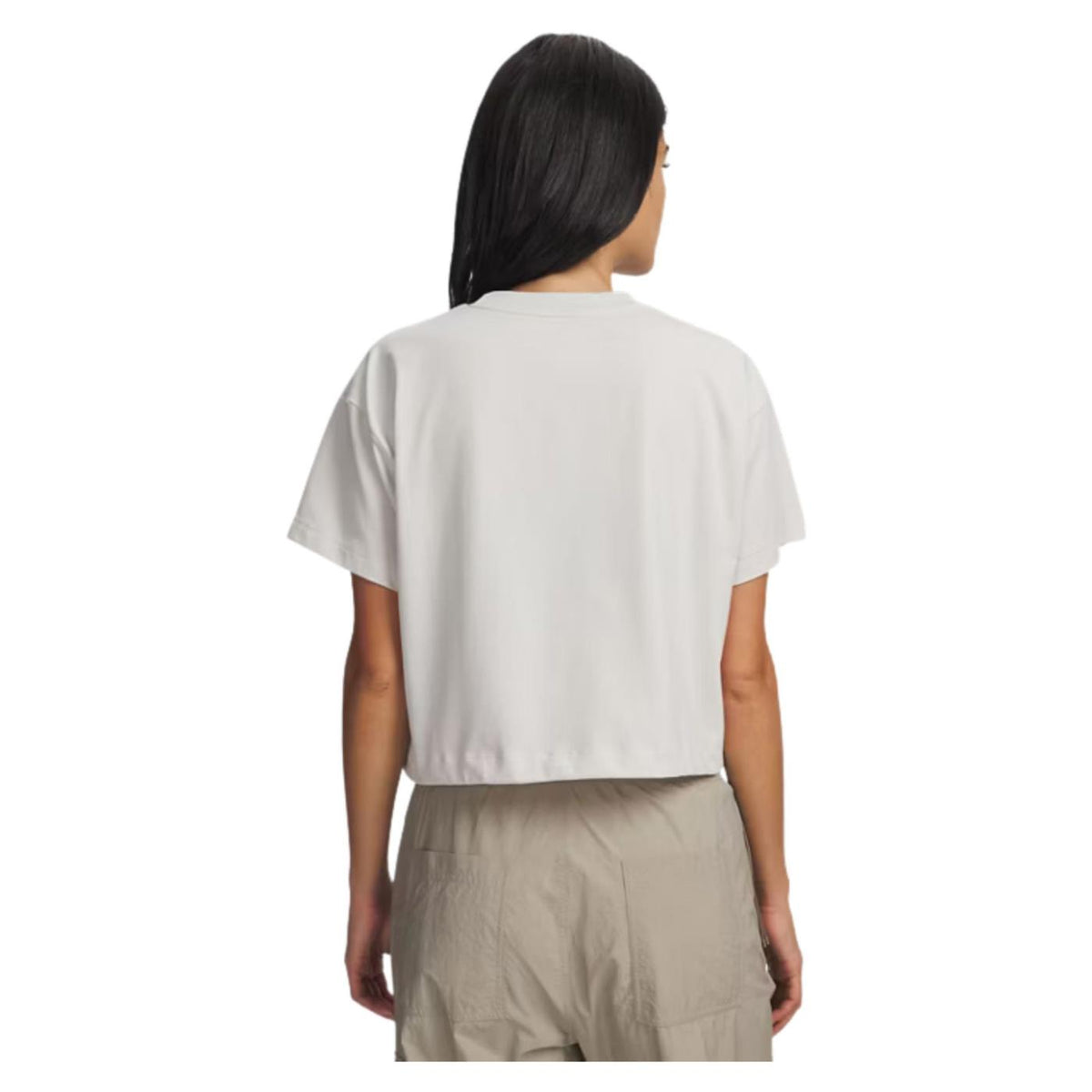 UNDER ARMOUR W BUNGEE HEM TEE - Grigio chiaro - vista 2