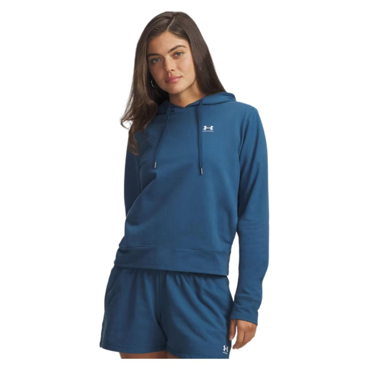 UNDER ARMOUR W SPORT TERRY HOODIE - Blu - immagine principale