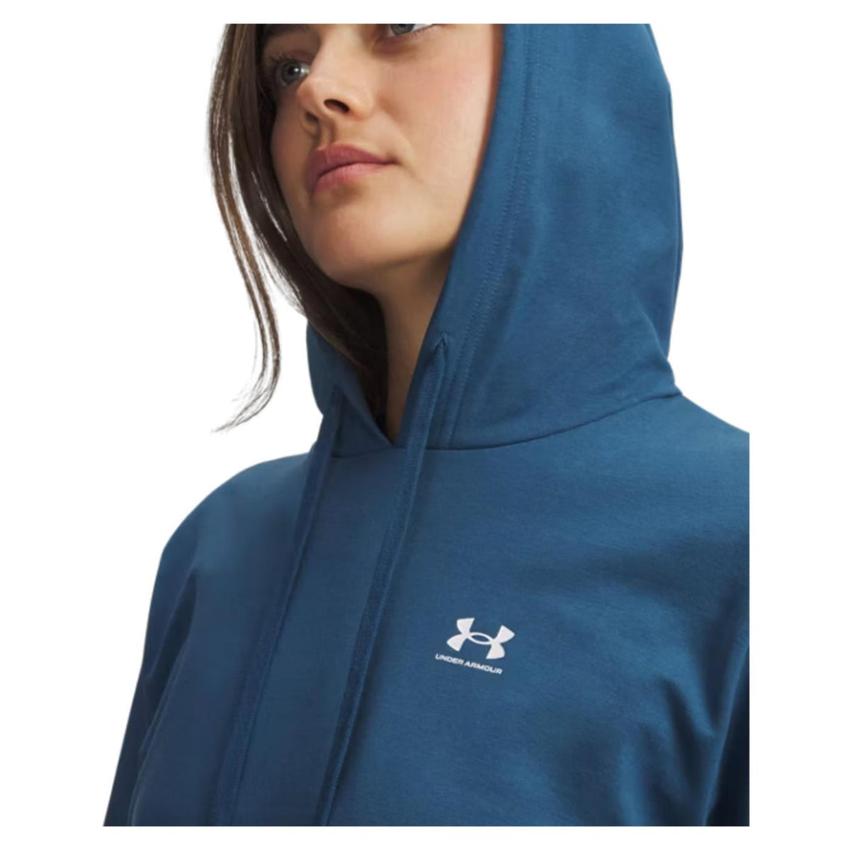 UNDER ARMOUR W SPORT TERRY HOODIE - Blu - vista 3