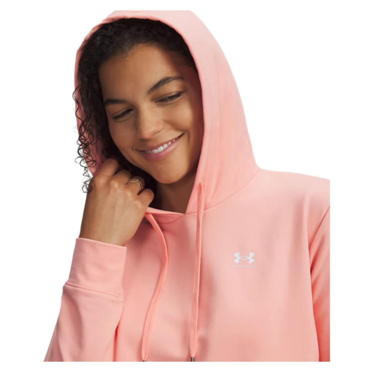UNDER ARMOUR W SPORT TERRY HOODIE - Rosa - vista 3