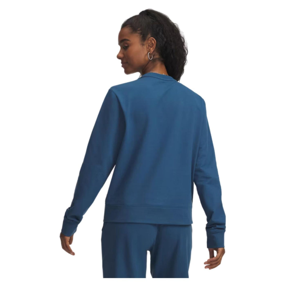 UNDER ARMOUR W SPORT TERRY CREW - Azzurro - vista 2