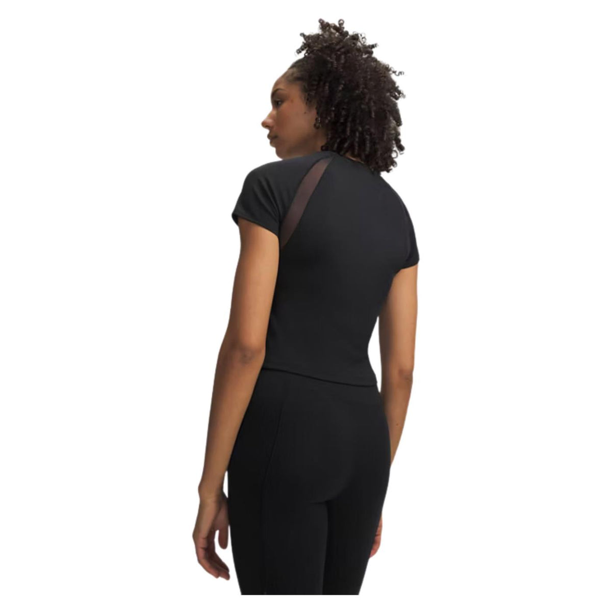 UNDER ARMOUR W MOTION MESH SS TEE - Nero - vista 2