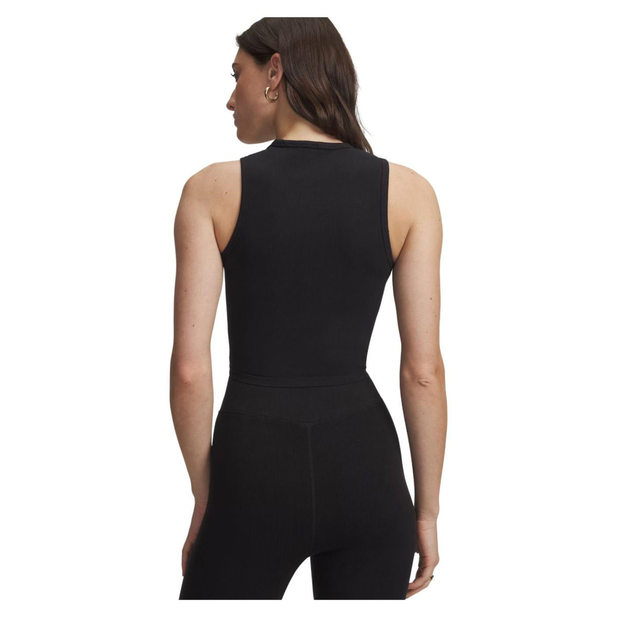 UNDER ARMOUR SEAMLESS COTTON HAND TANK - Nero - vista 2