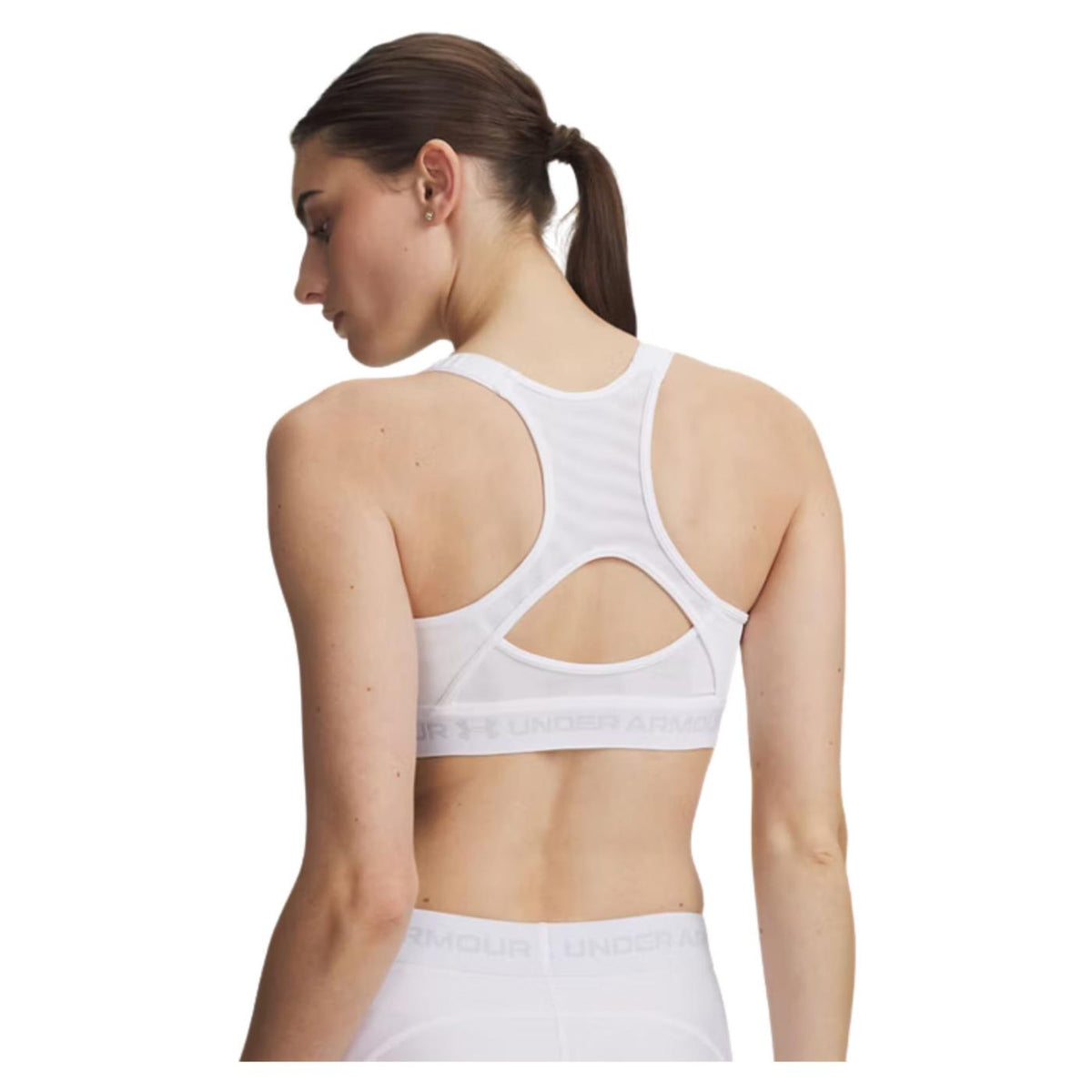 UNDER ARMOUR BRA HEATGEAR HIGH SUPPORT - Bianco - vista 2
