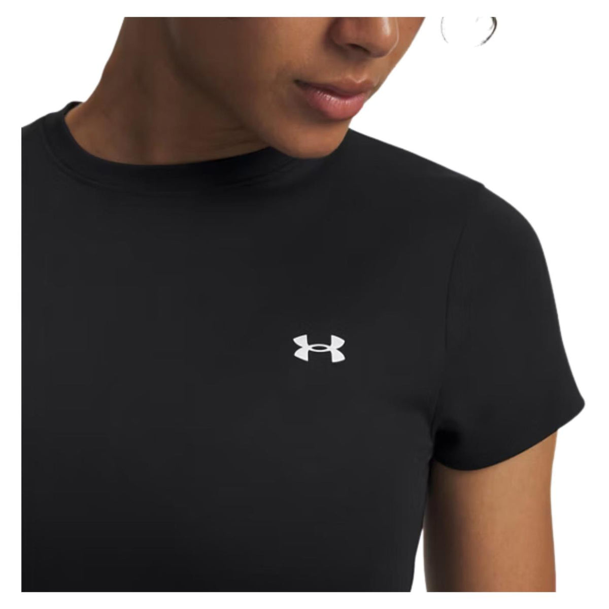 UNDER ARMOUR W MOTION FITTED SS TEE - Nero - vista 3
