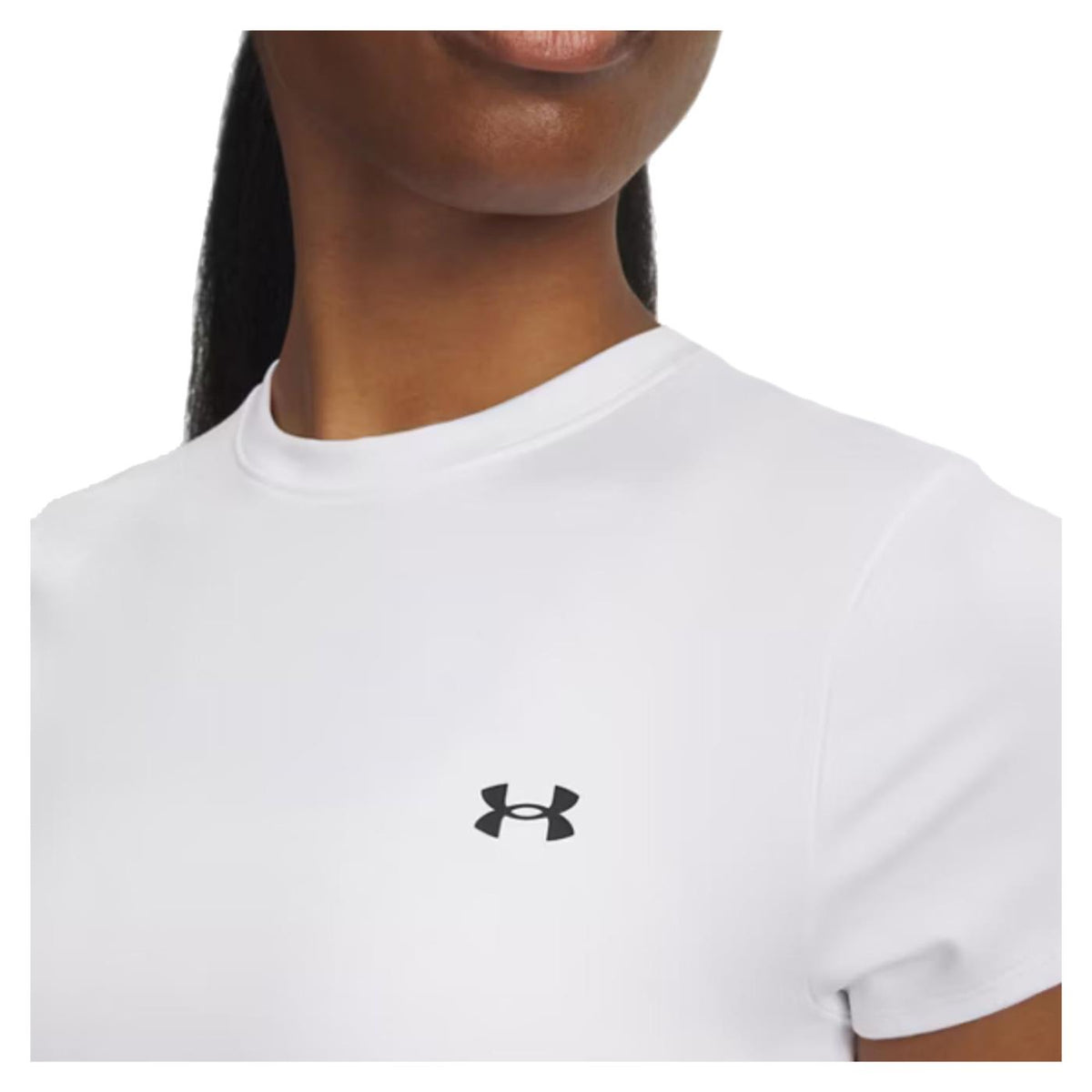 UNDER ARMOUR W MOTION FITTED SS TEE - Bianco - vista 3