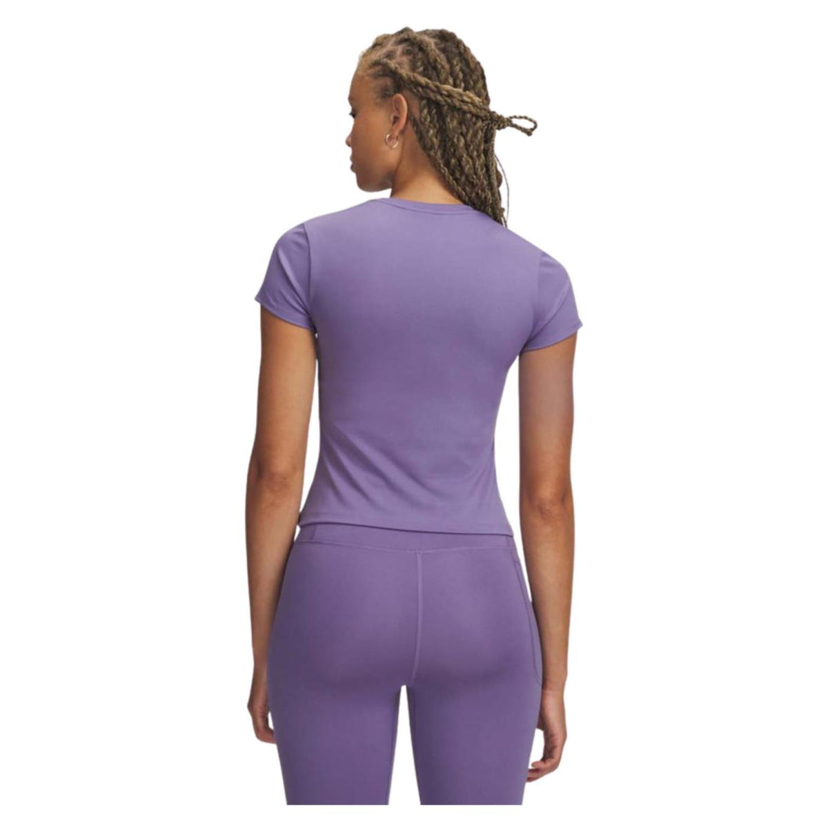 UNDER ARMOUR W MOTION FITTED SS TEE - Viola - vista 2