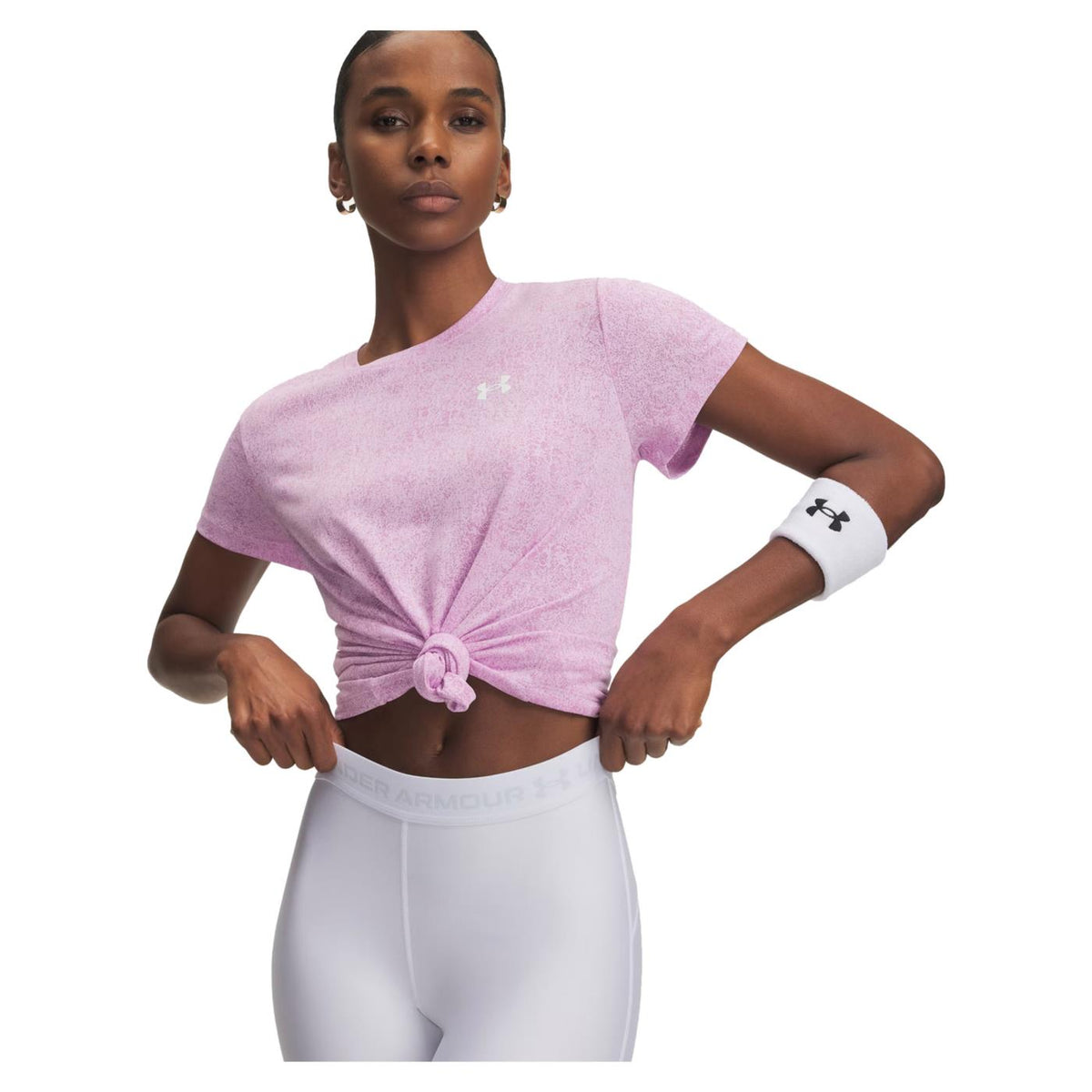 UNDER ARMOUR W TECH PIXELATE SSC TEE - Rosa - immagine principale