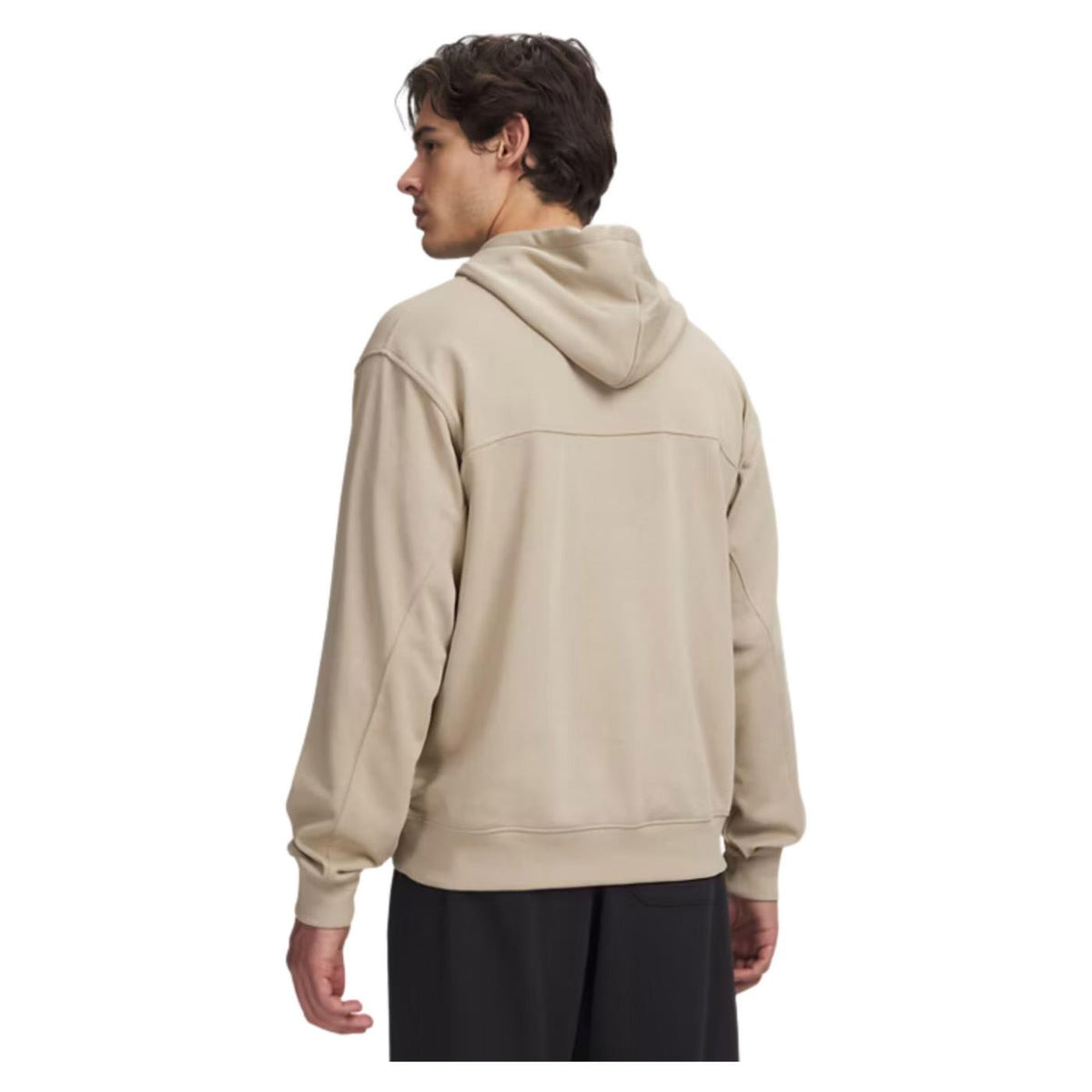 UNDER ARMOUR RIVAL LW HOODIE - Beige - vista 2