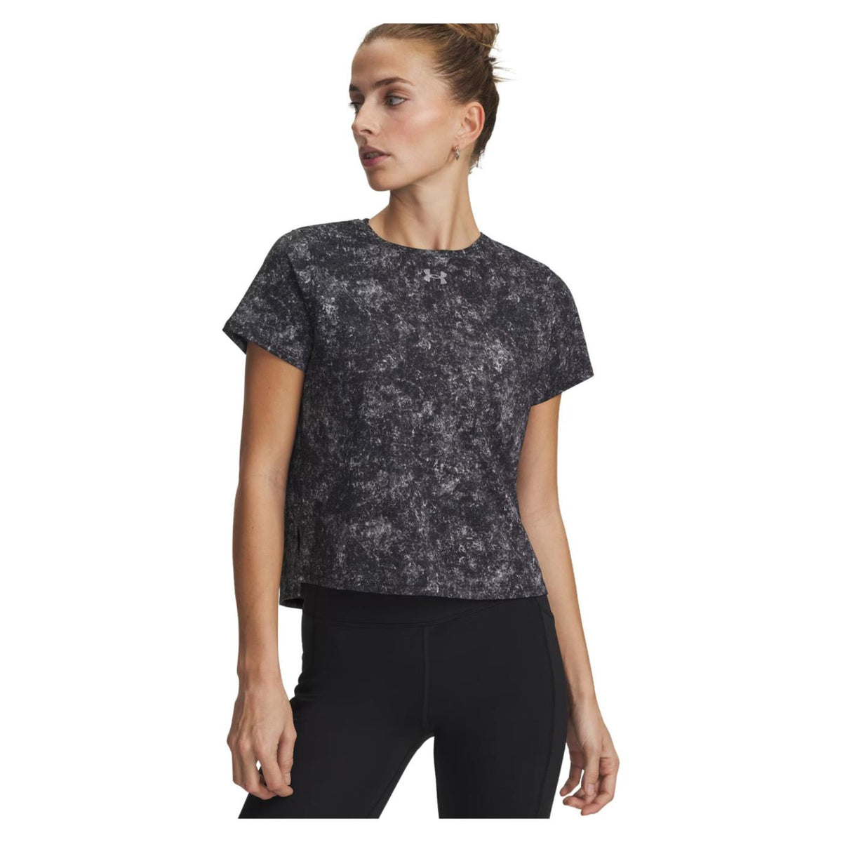 UNDER ARMOUR W VELOCITI PRO PRINT TEE - Nero - immagine principale