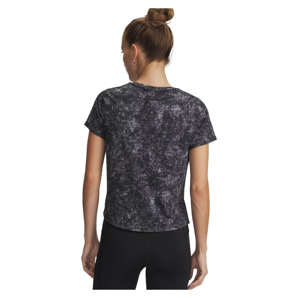 UNDER ARMOUR W VELOCITI PRO PRINT TEE - Nero - vista 2