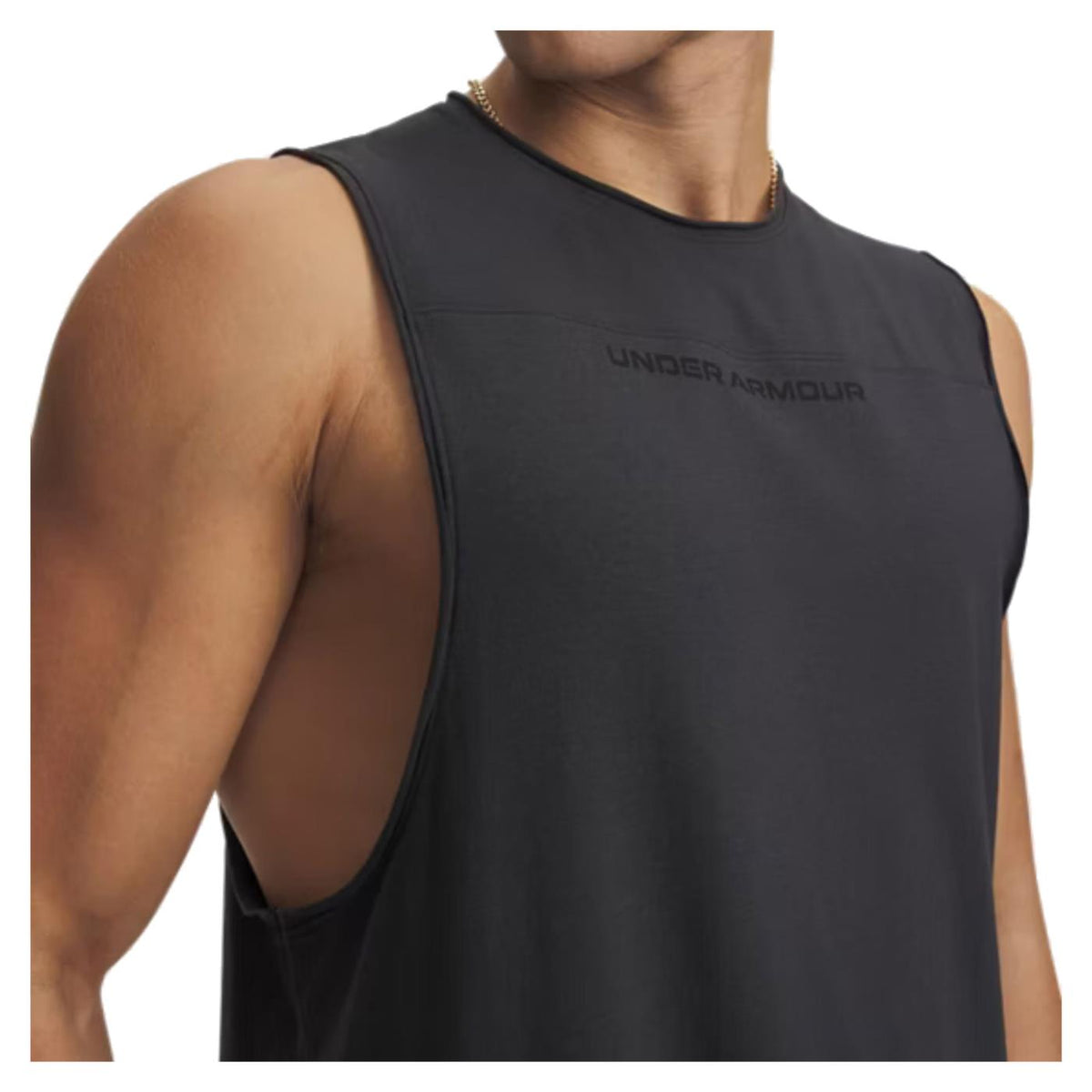 UNDER ARMOUR HOOPS TRAINING TANK - Nero - vista 3
