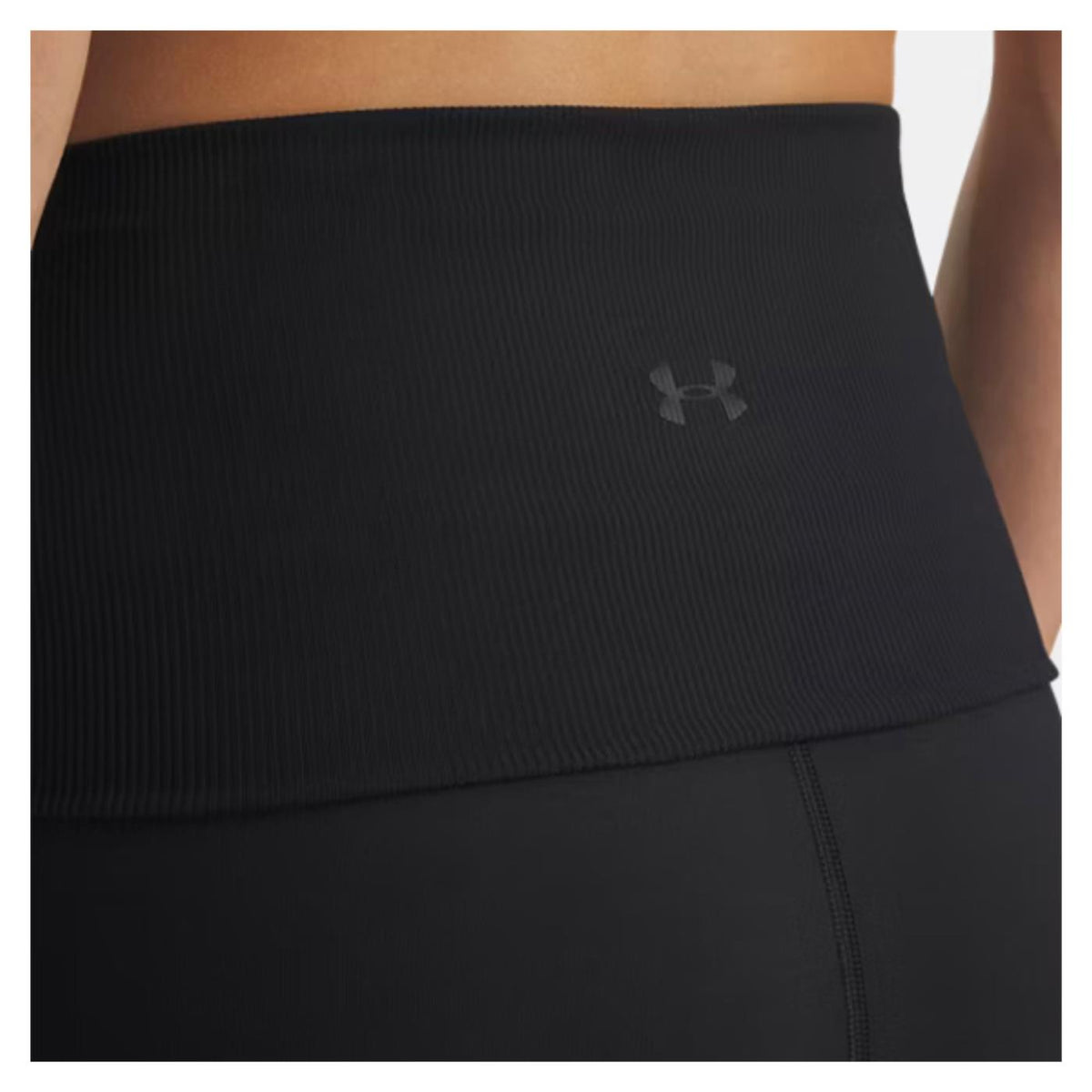 UNDER ARMOUR W MERIDIAN RIB FOLD FLARE - Nero - vista 3