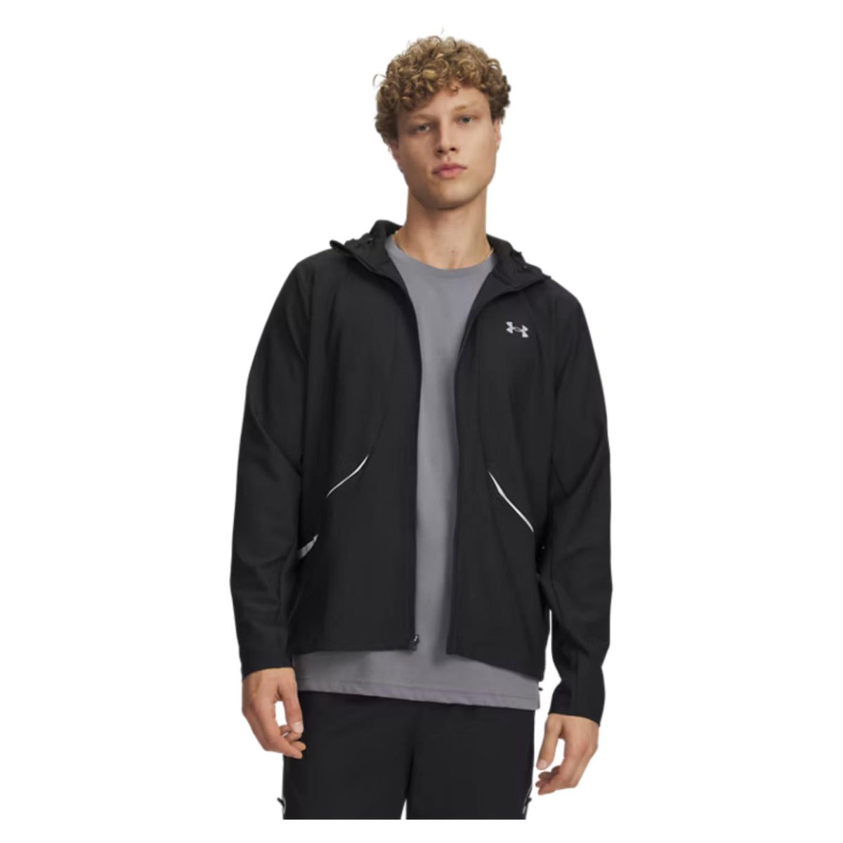 UNDER ARMOUR UNSTOPPABLE WOVEN JACKET - Nero - immagine principale