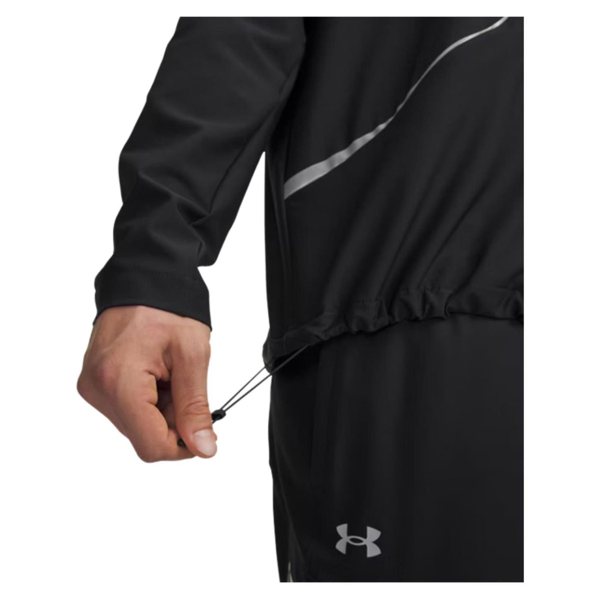 UNDER ARMOUR UNSTOPPABLE WOVEN JACKET - Nero - vista 3