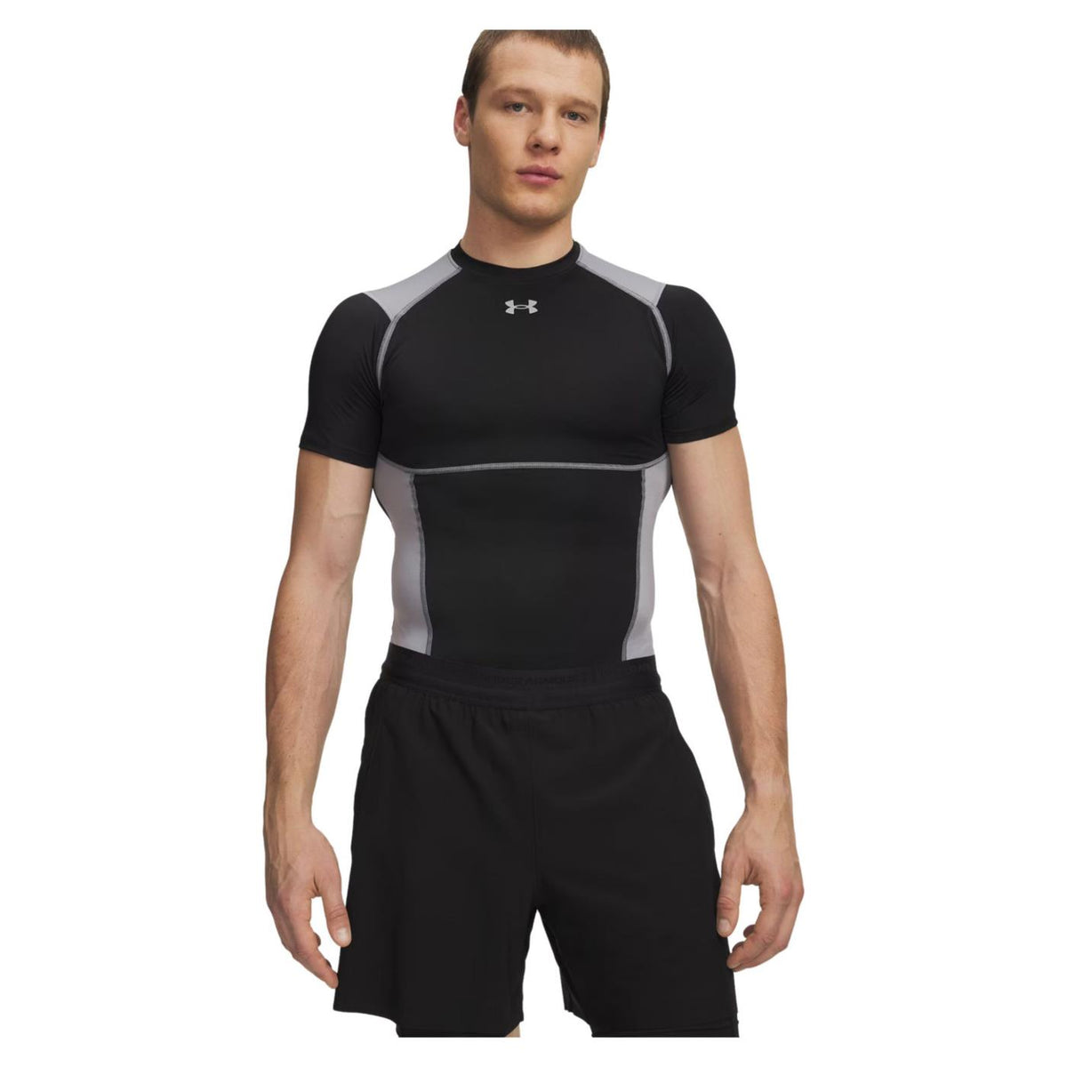 UNDER ARMOUR HG ELITE COMP SS TEE - Nero - immagine principale