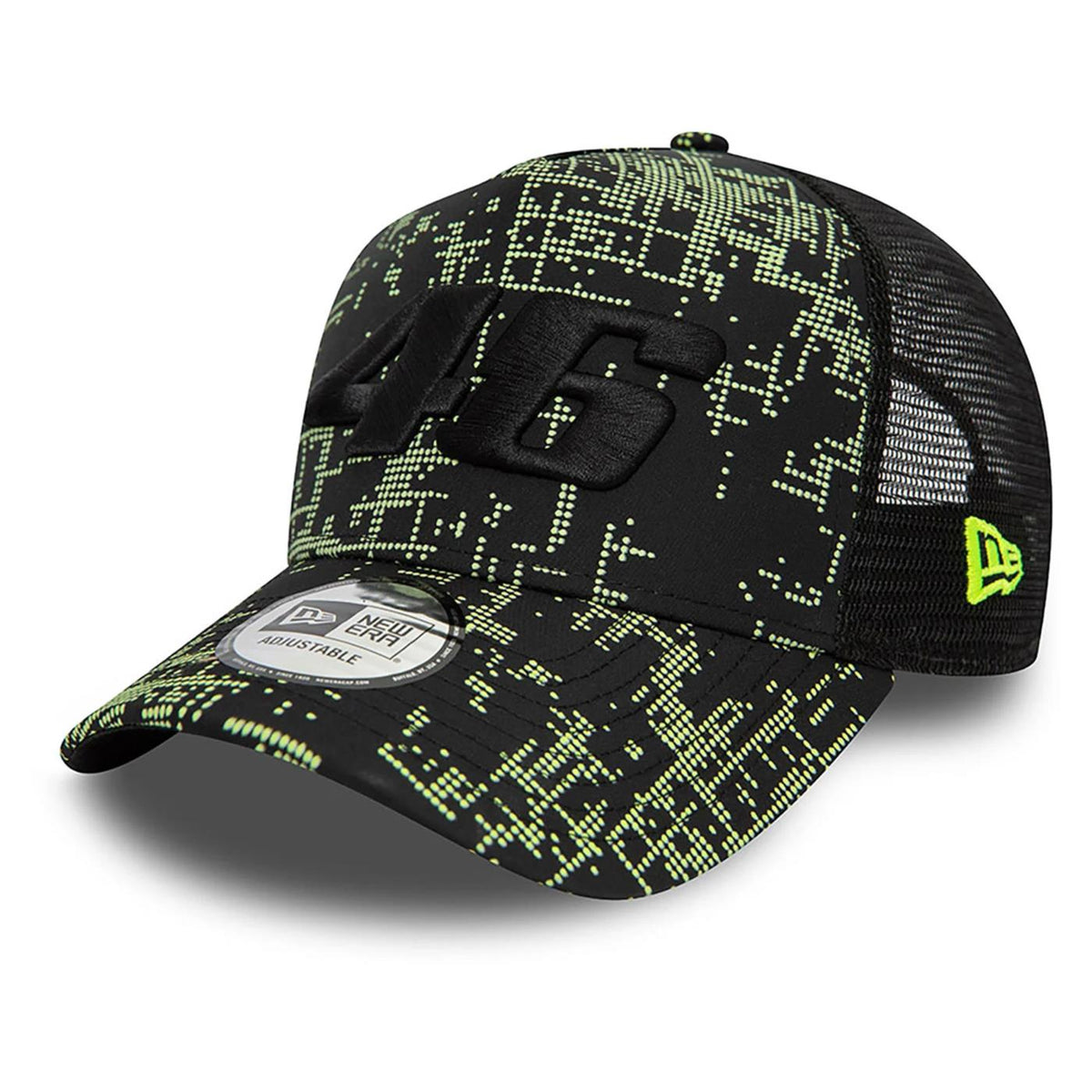 NEW ERA VR46 GLITCH PRINT TRUCKER