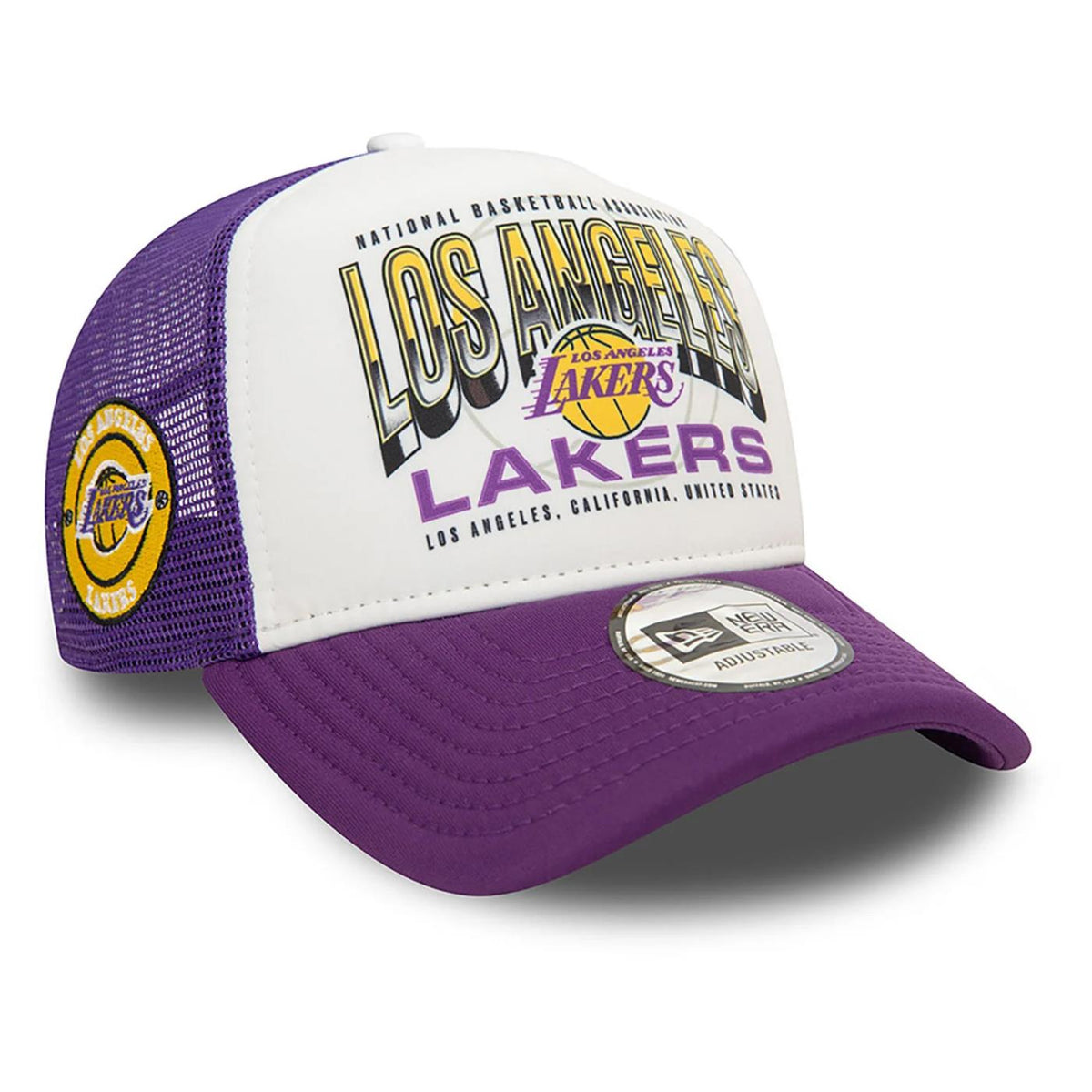 NEW ERA LA LAKERS NBA TRUCKER CAP