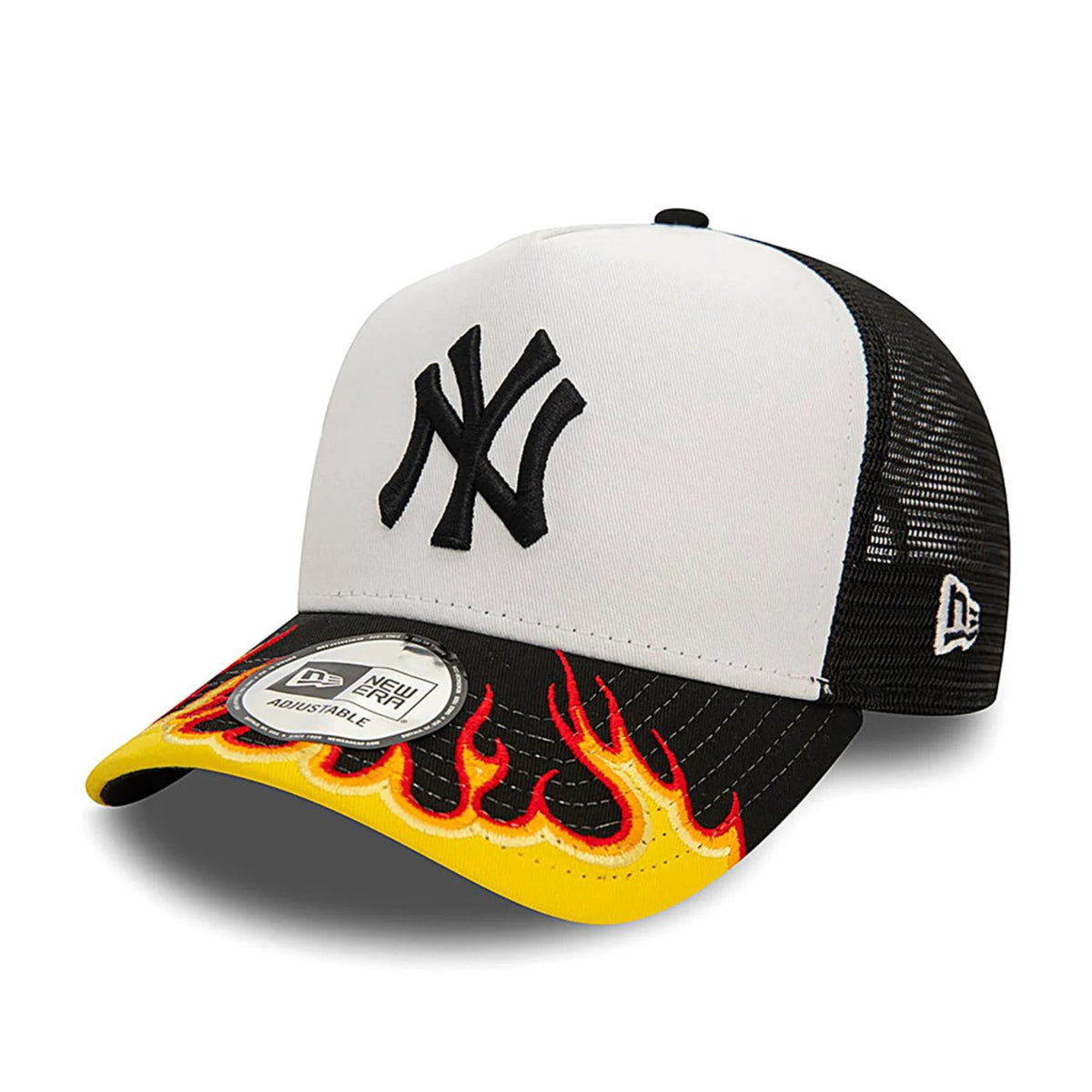 NEW ERA YANKEES FLAME TRUCKER CAP
