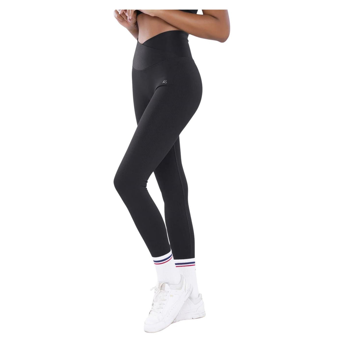 ATHLEAS SAMIRA LEGGINGS SCRUNCH - C1-nero - vista 2