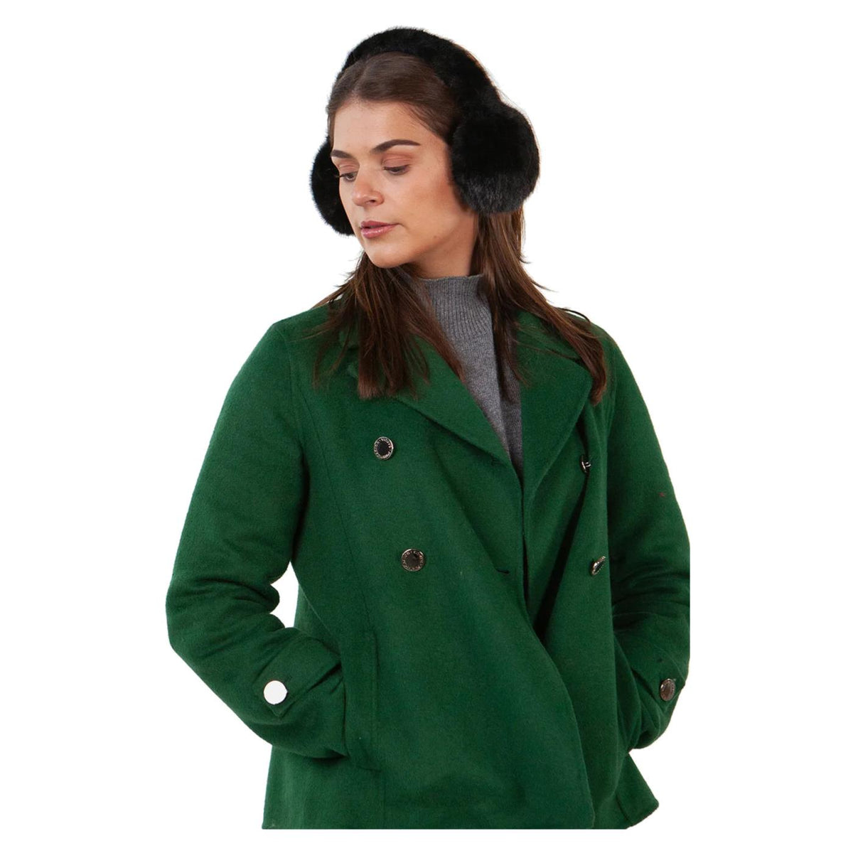 BARTS BIG FUR EARMUFFS - Nero - vista 2