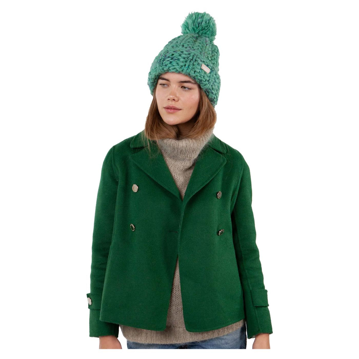 BARTS RANIVE BEANIE - Verde - vista 2