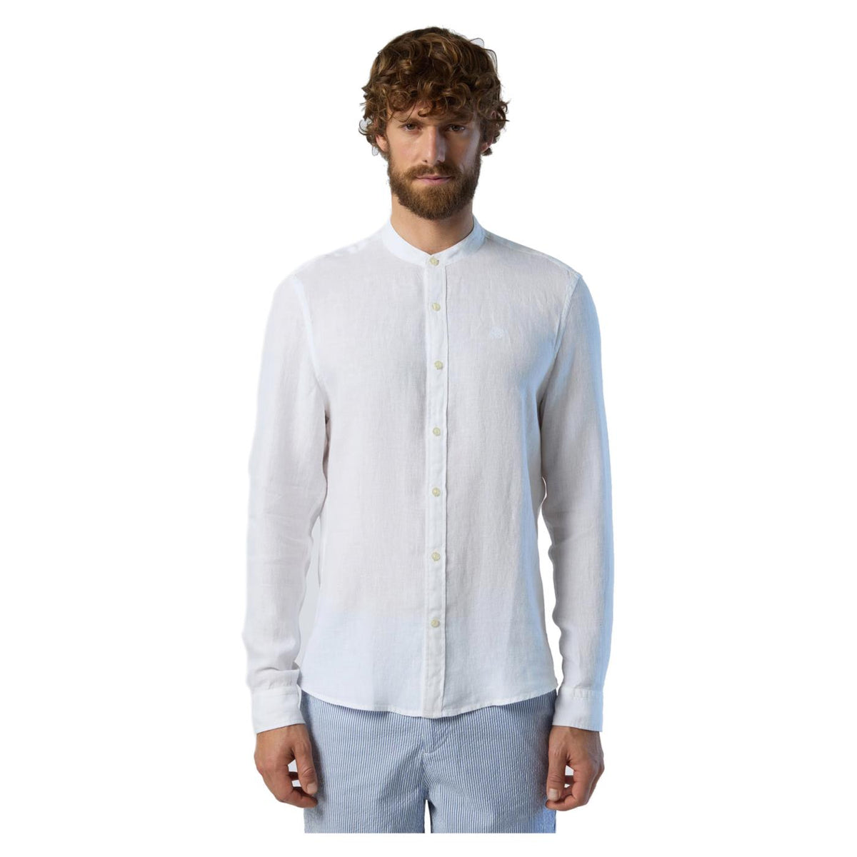 NORTH SAILS SHIRT LS MANDARIN COLLAR