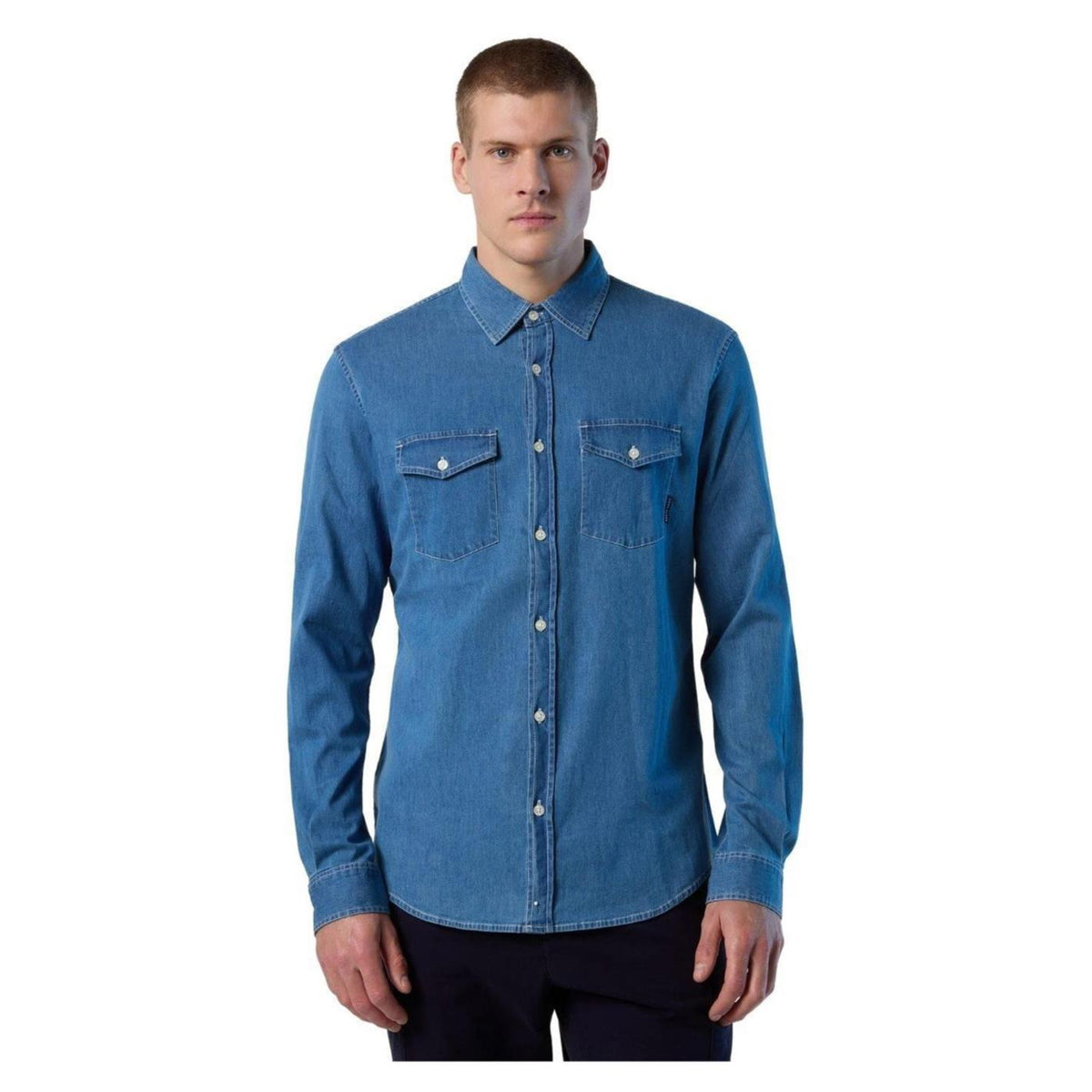 NORTH SAILS SHIRT LONG SLEEVE POCKET - seconda immagine