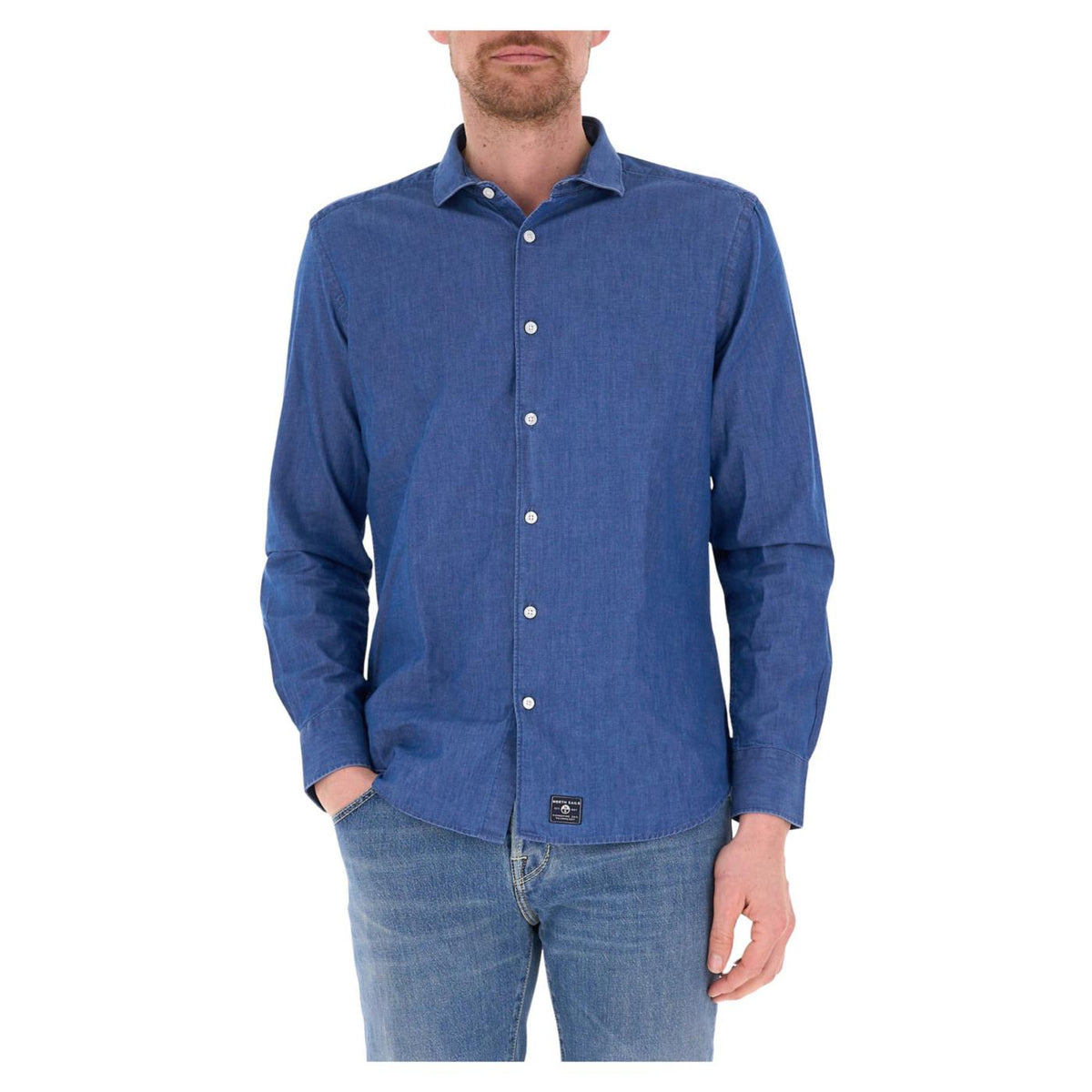 NORTH SAILS CAMICIA MANICHE LUNGHE - Denim - immagine principale