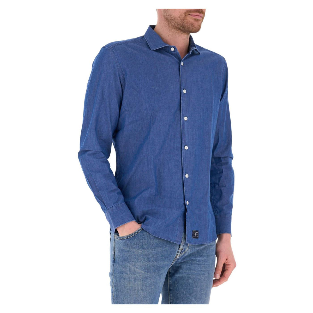 NORTH SAILS CAMICIA MANICHE LUNGHE - Denim - vista 3