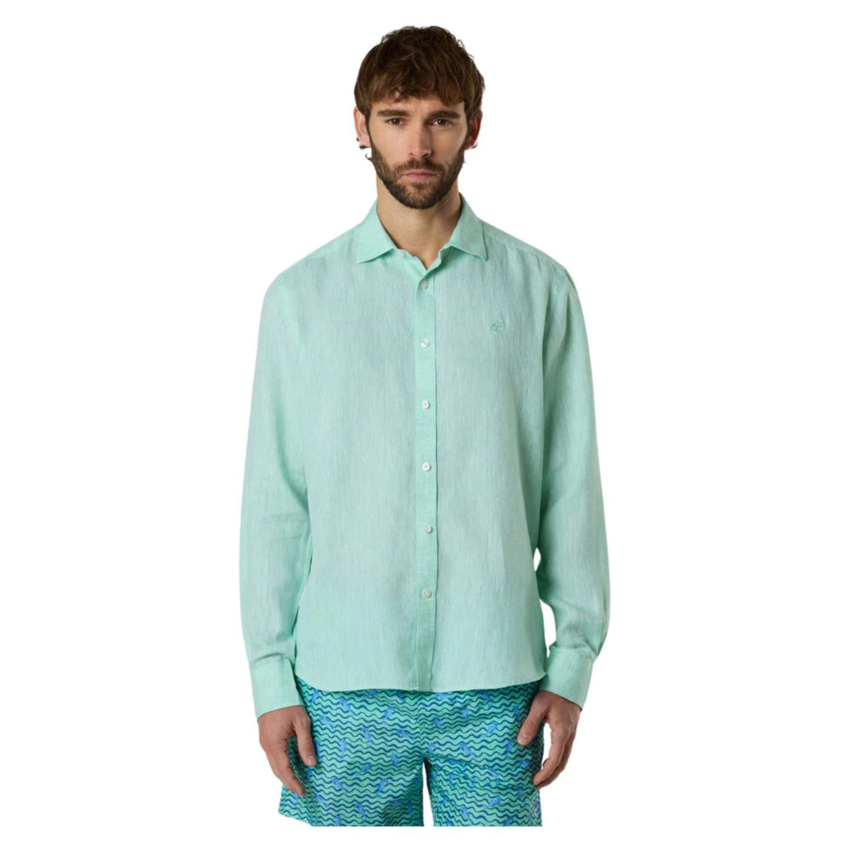 NORTH SAILS CAMICIA MANICHE LUNGHE - Verde - immagine principale